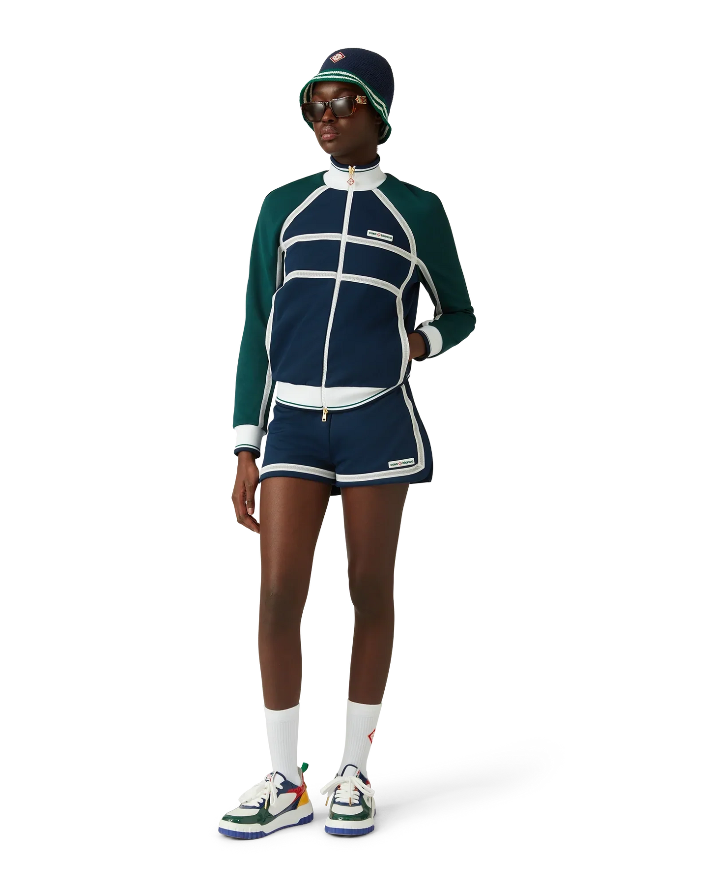 Mesh Tape Running Shorts | Casablanca Paris | Image 2