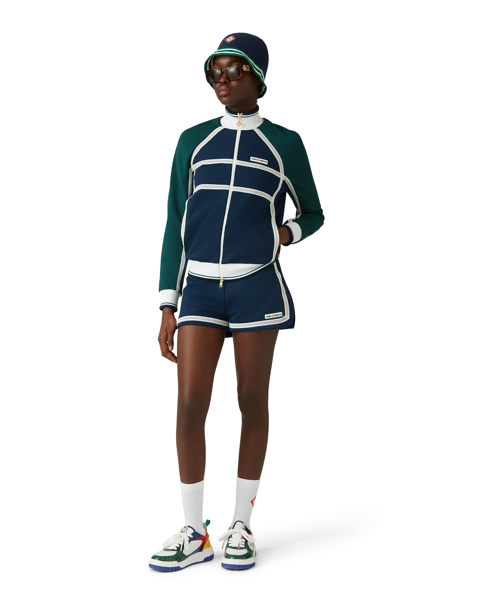 Mesh Tape Running Shorts | Casablanca Paris | Image 2