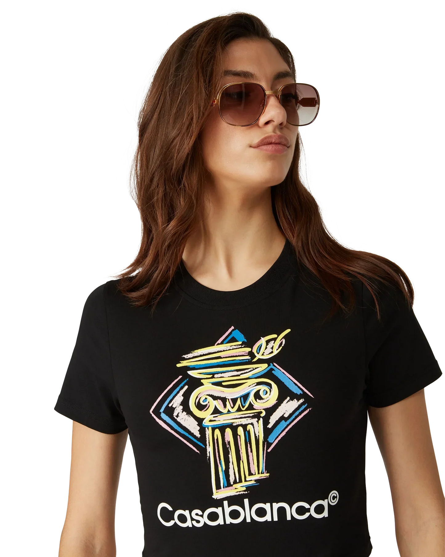 Diamond Column Baby Short Sleeve T-Shirt | Casablanca Paris | Image 4