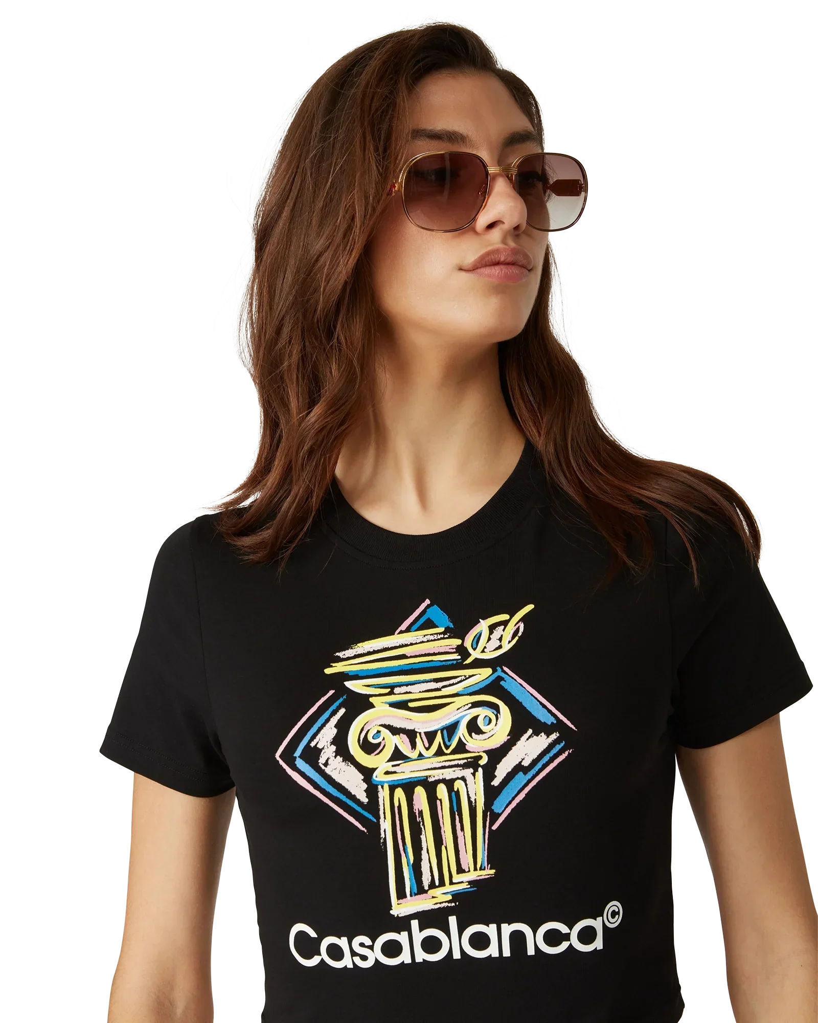 Diamond Column Baby Short Sleeve T-Shirt | Casablanca Paris | Image 4