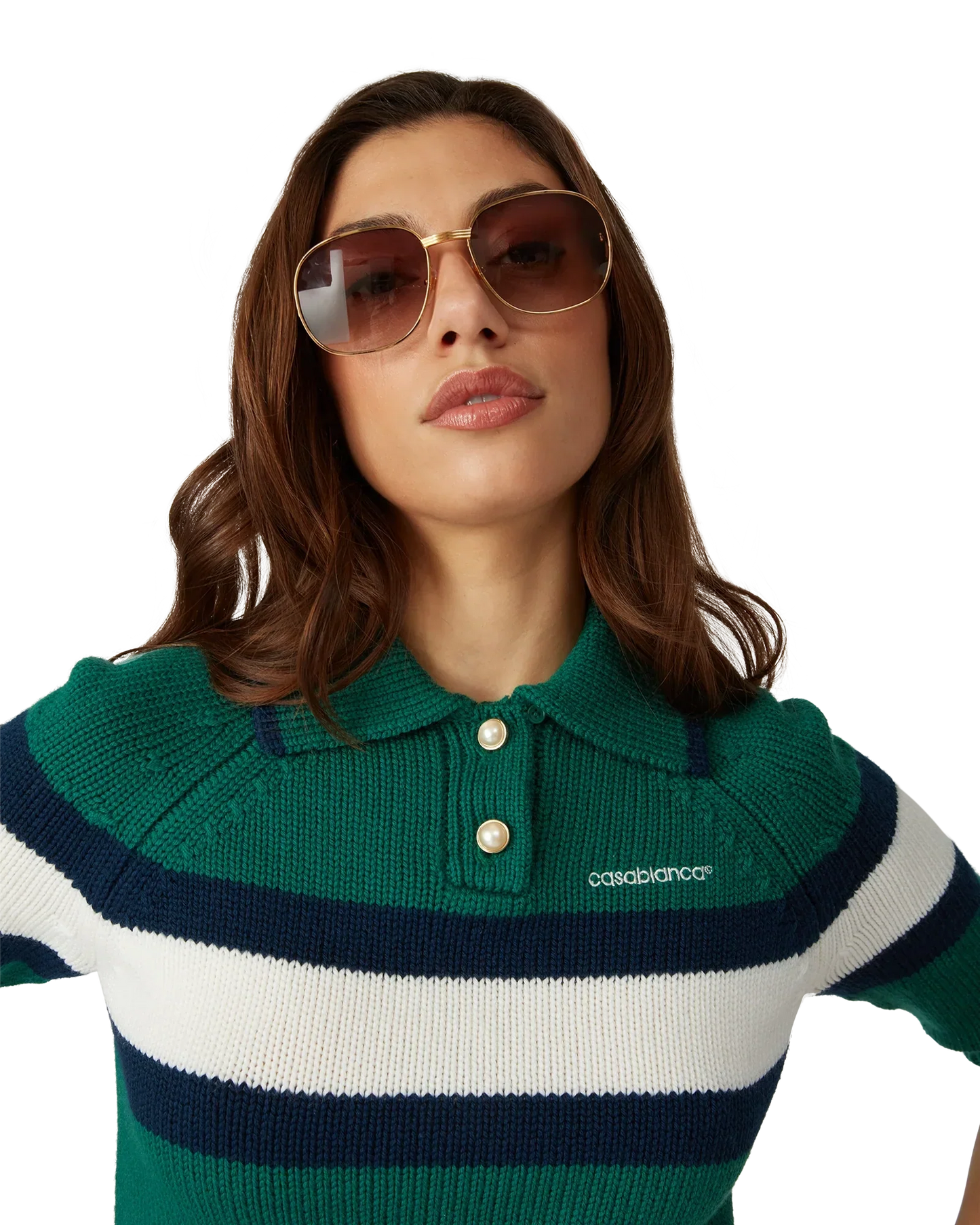Colourblock Polo Shirt | Casablanca Paris | Image 5
