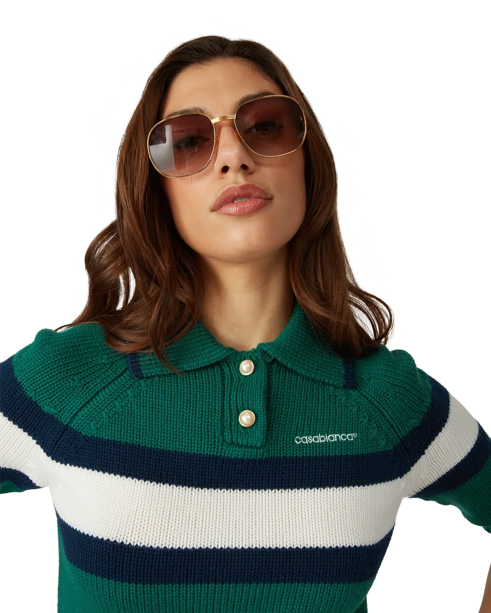 Colourblock Polo Shirt | Casablanca Paris | Image 5
