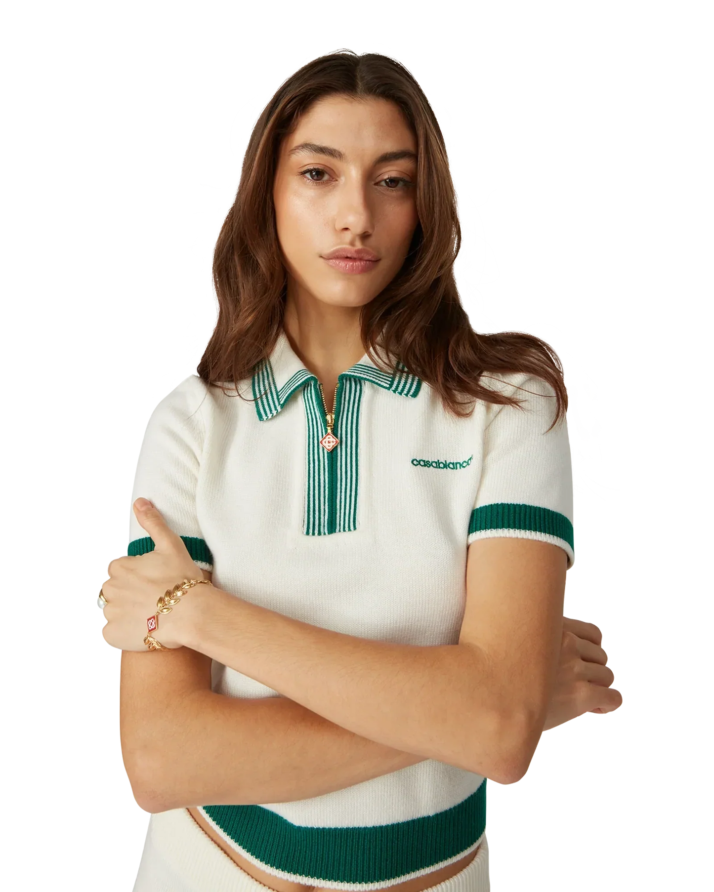 Knit Tennis Polo Shirt | Casablanca Paris | Image 5