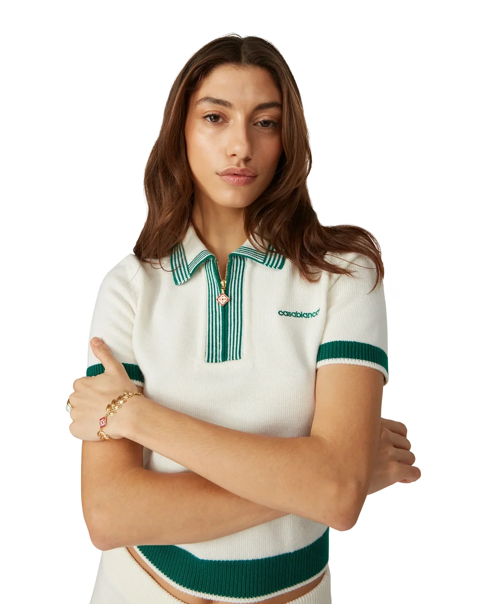 Knit Tennis Polo Shirt | Casablanca Paris | Image 5
