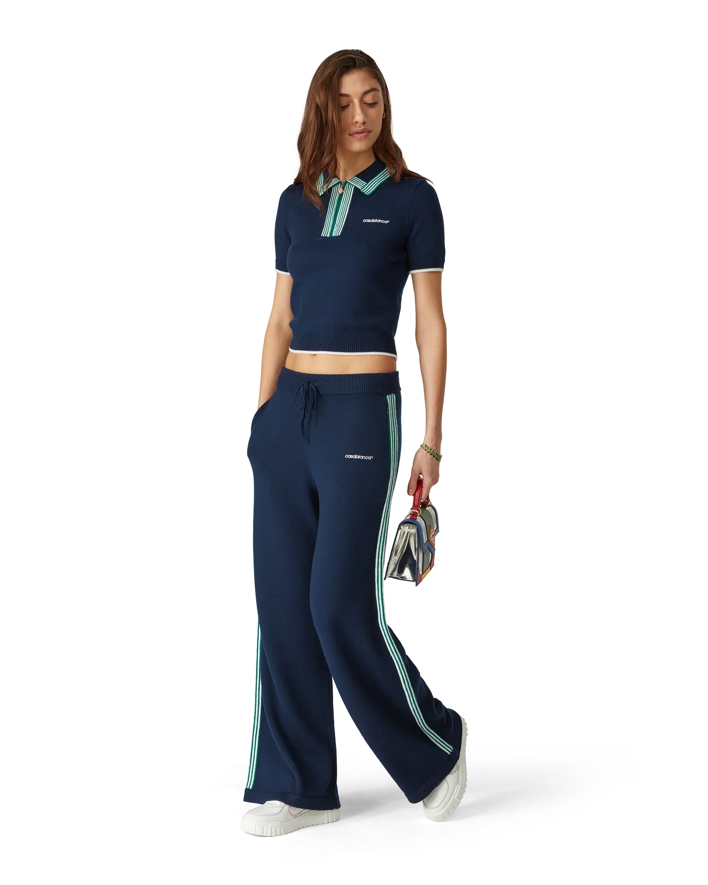 Knit Tennis Polo Shirt | Casablanca Paris | Image 2