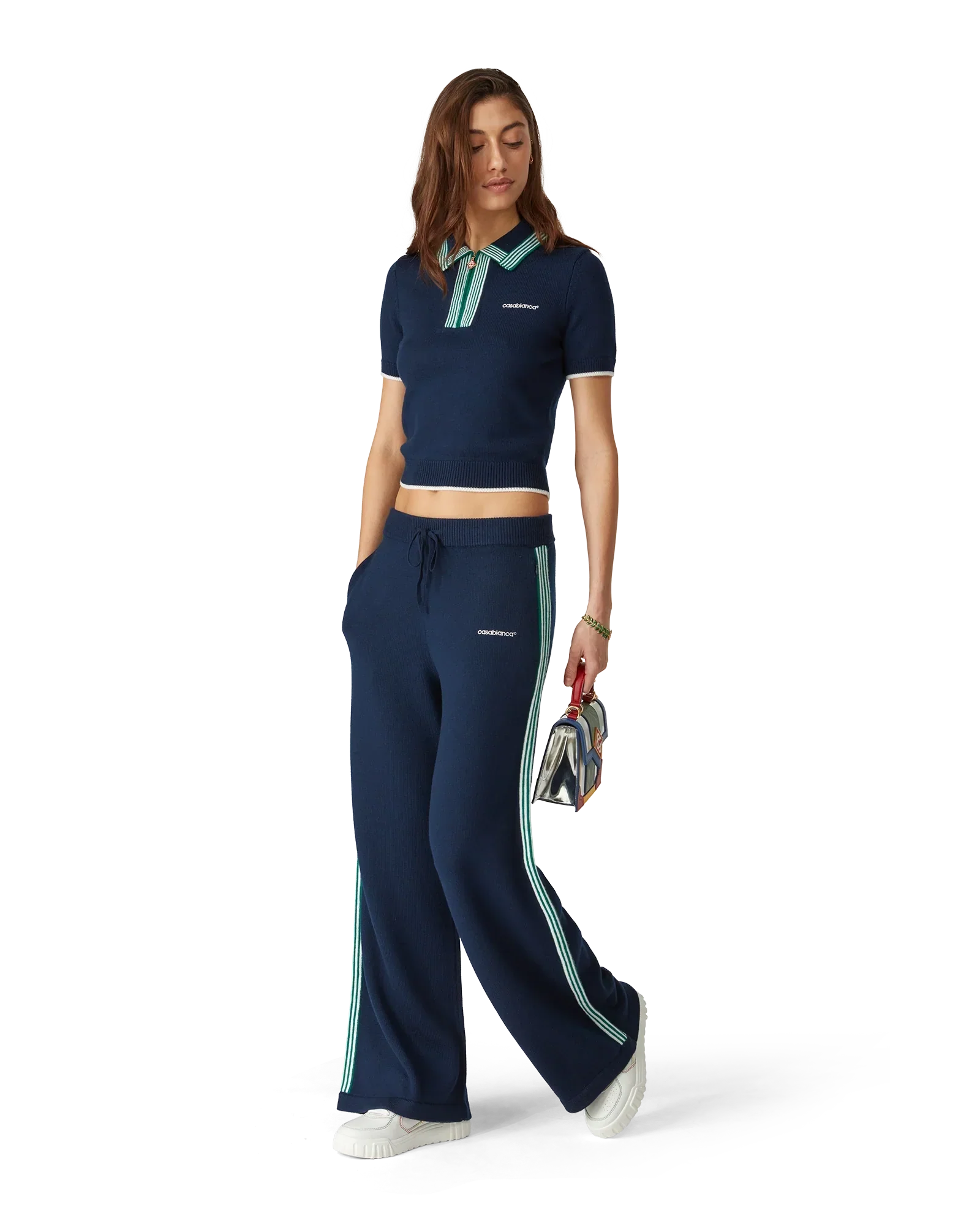 Knit Tennis Polo Shirt | Casablanca Paris | Image 2