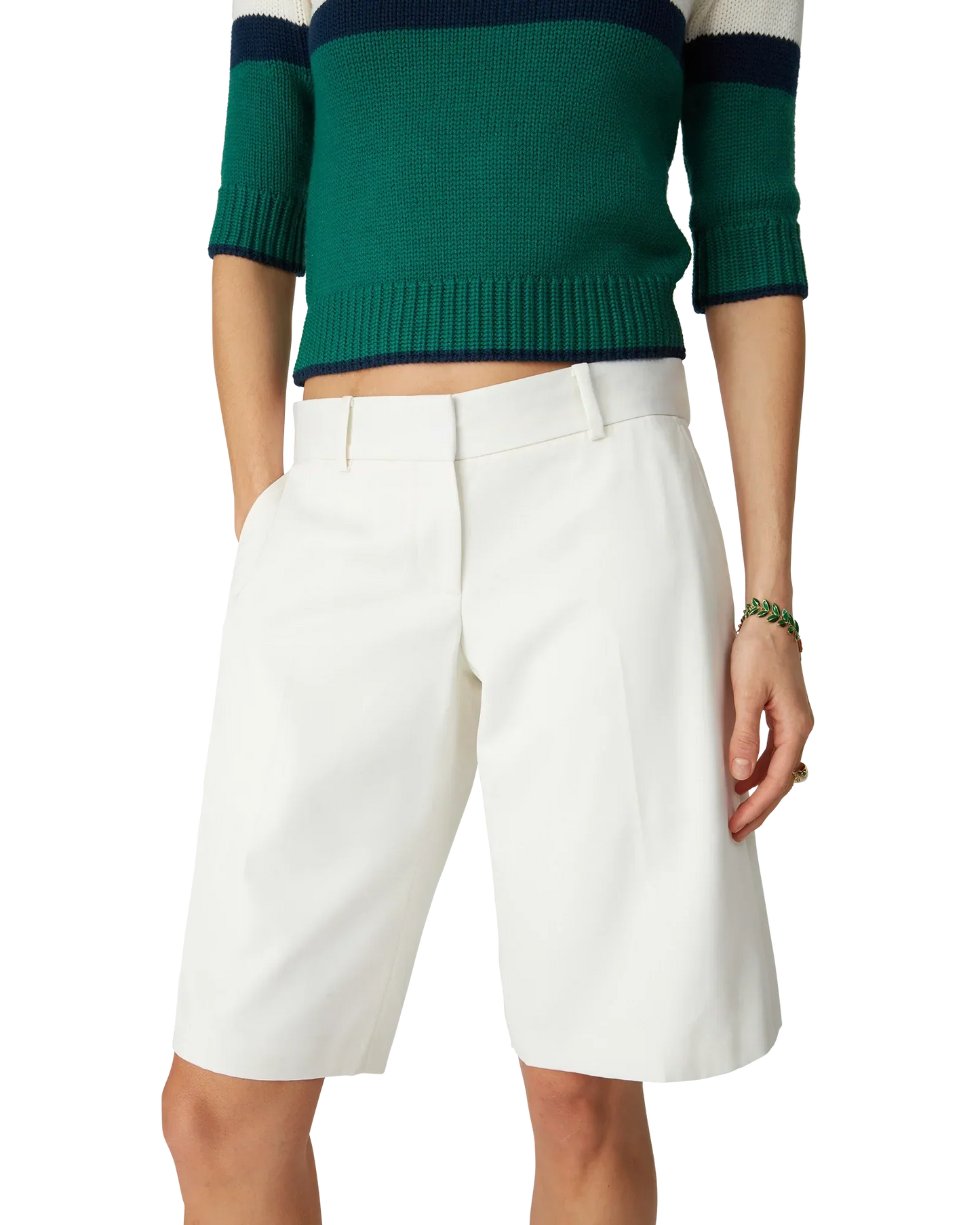 Wool Relaxed Tailored Shorts | Casablanca Paris | Image 5