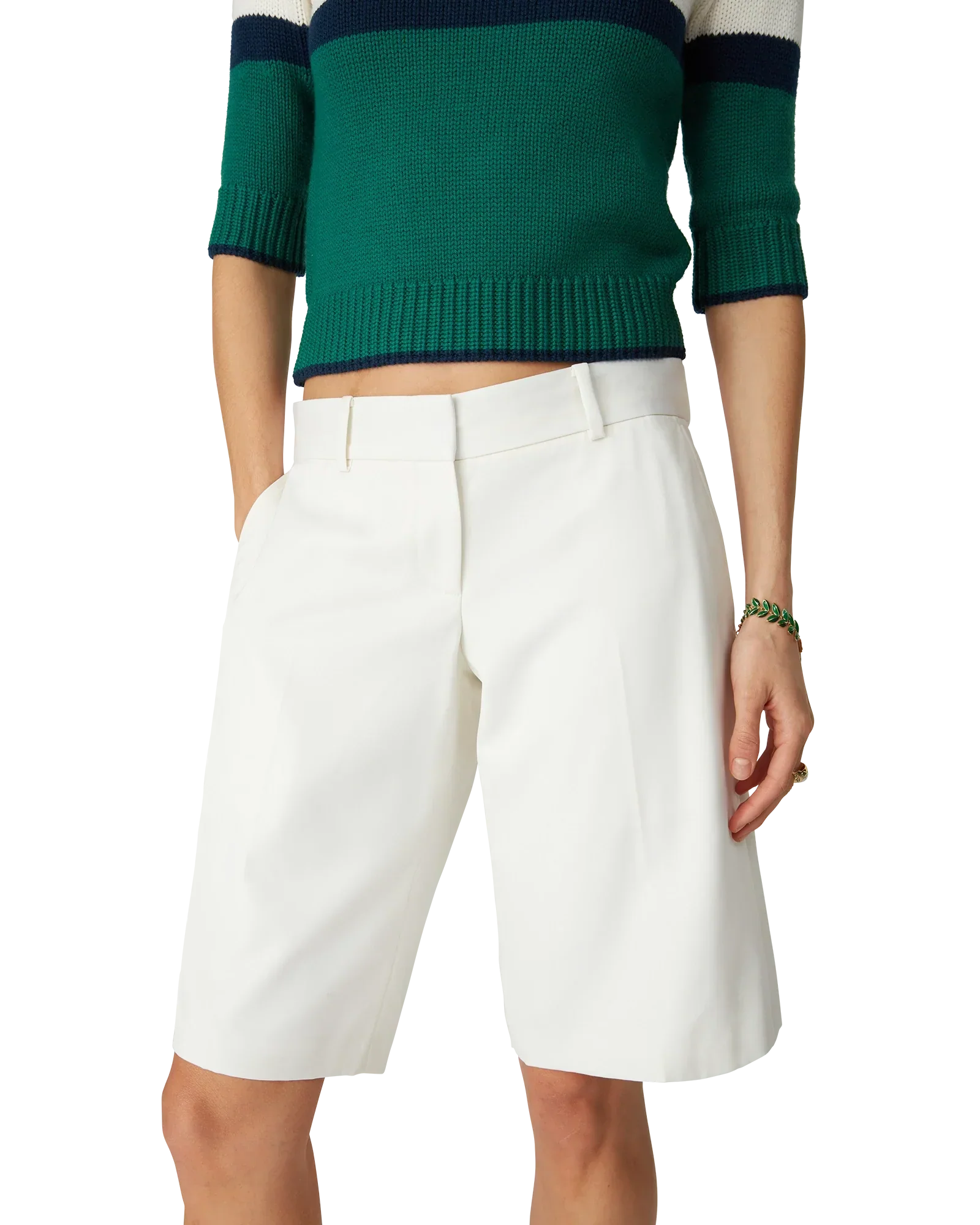 Wool Relaxed Tailored Shorts | Casablanca Paris | Image 5