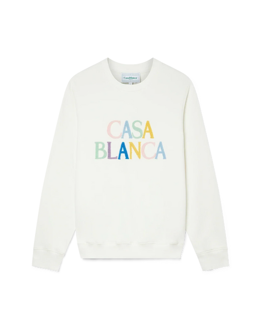 Logo Embroidered Sweatshirt | Casablanca Paris | Image 1