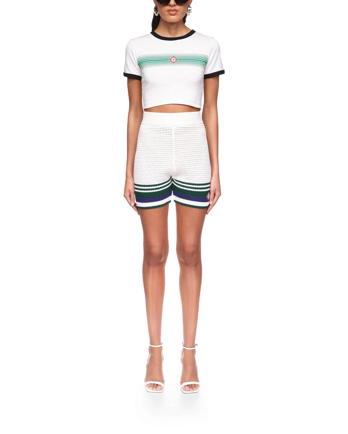 Tennis Crochet Shorts | Casablanca Paris | Image 2