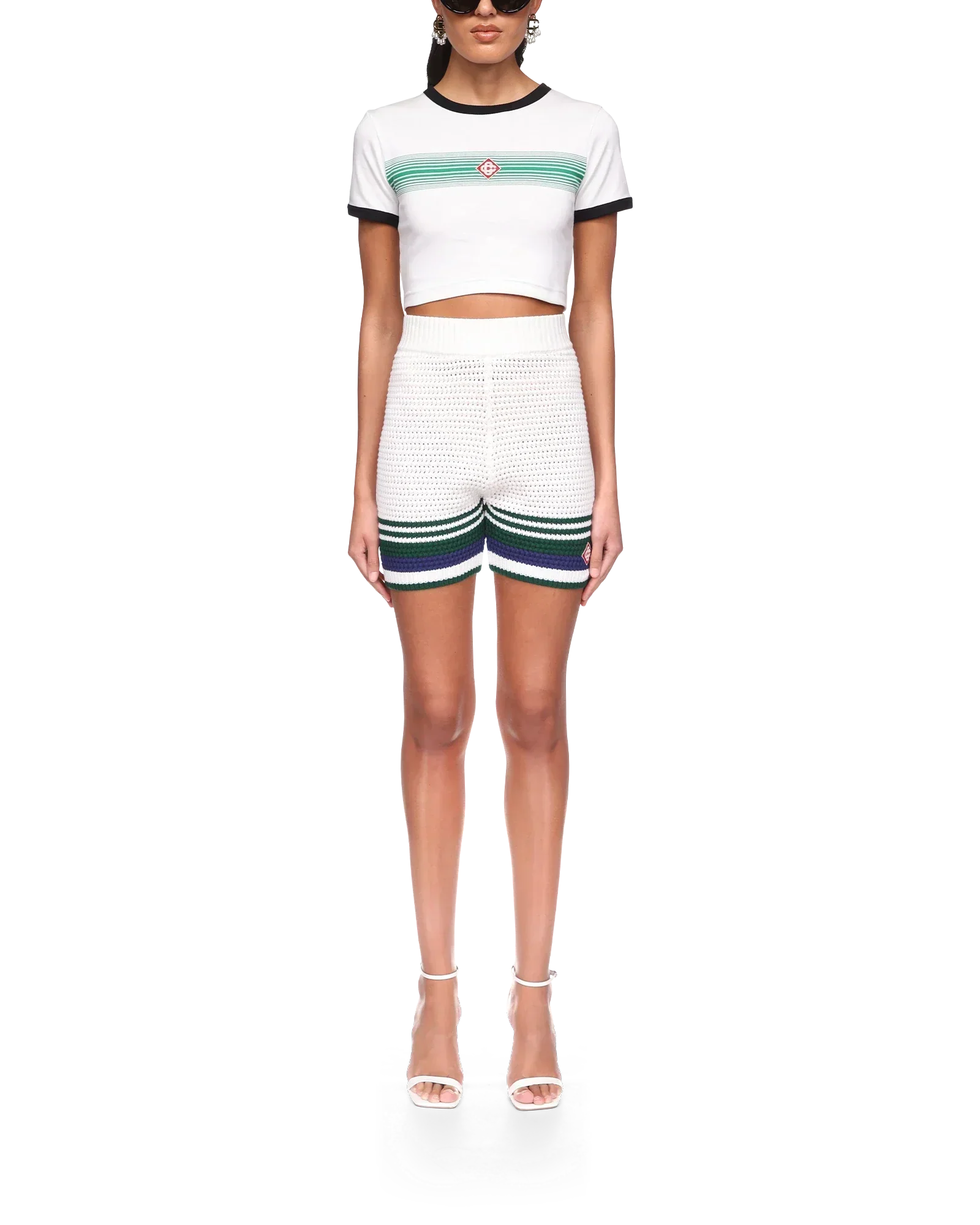 Tennis Crochet Shorts | Casablanca Paris | Image 2