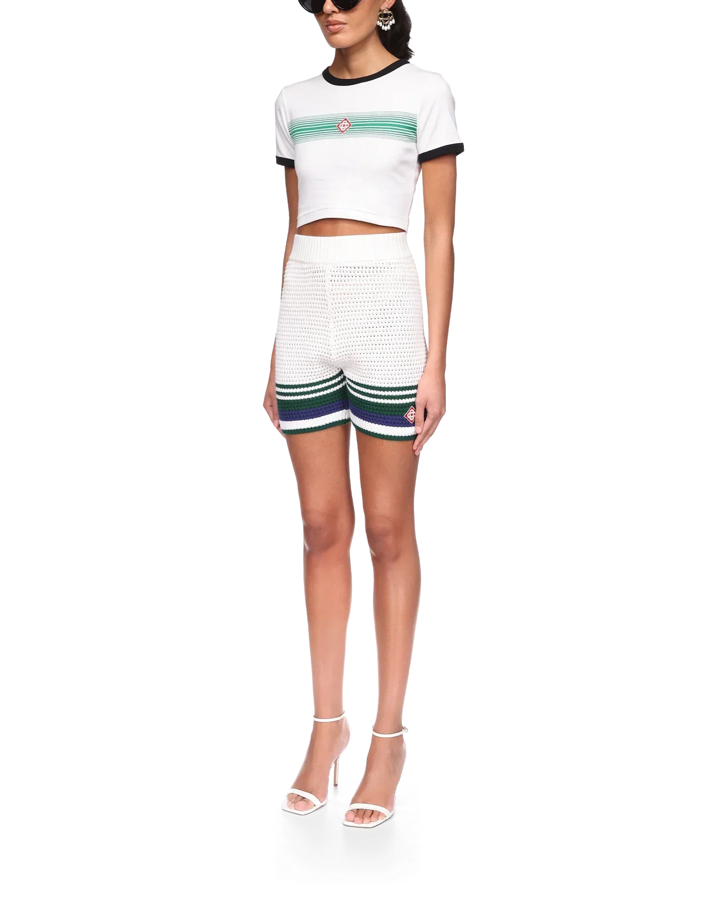 Tennis Crochet Shorts | Casablanca Paris | Image 3