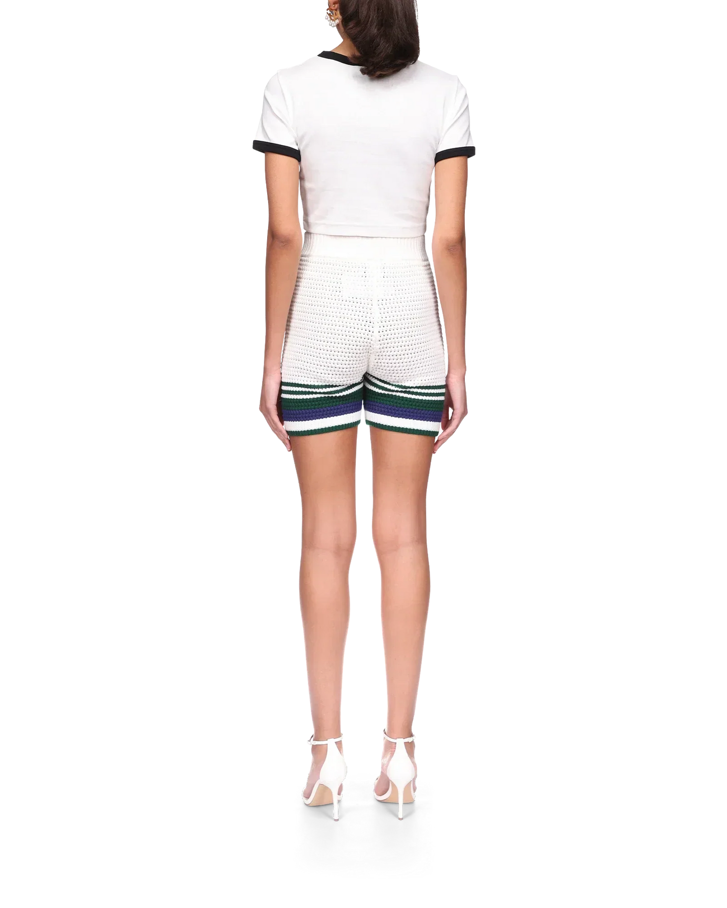 Tennis Crochet Shorts | Casablanca Paris | Image 4