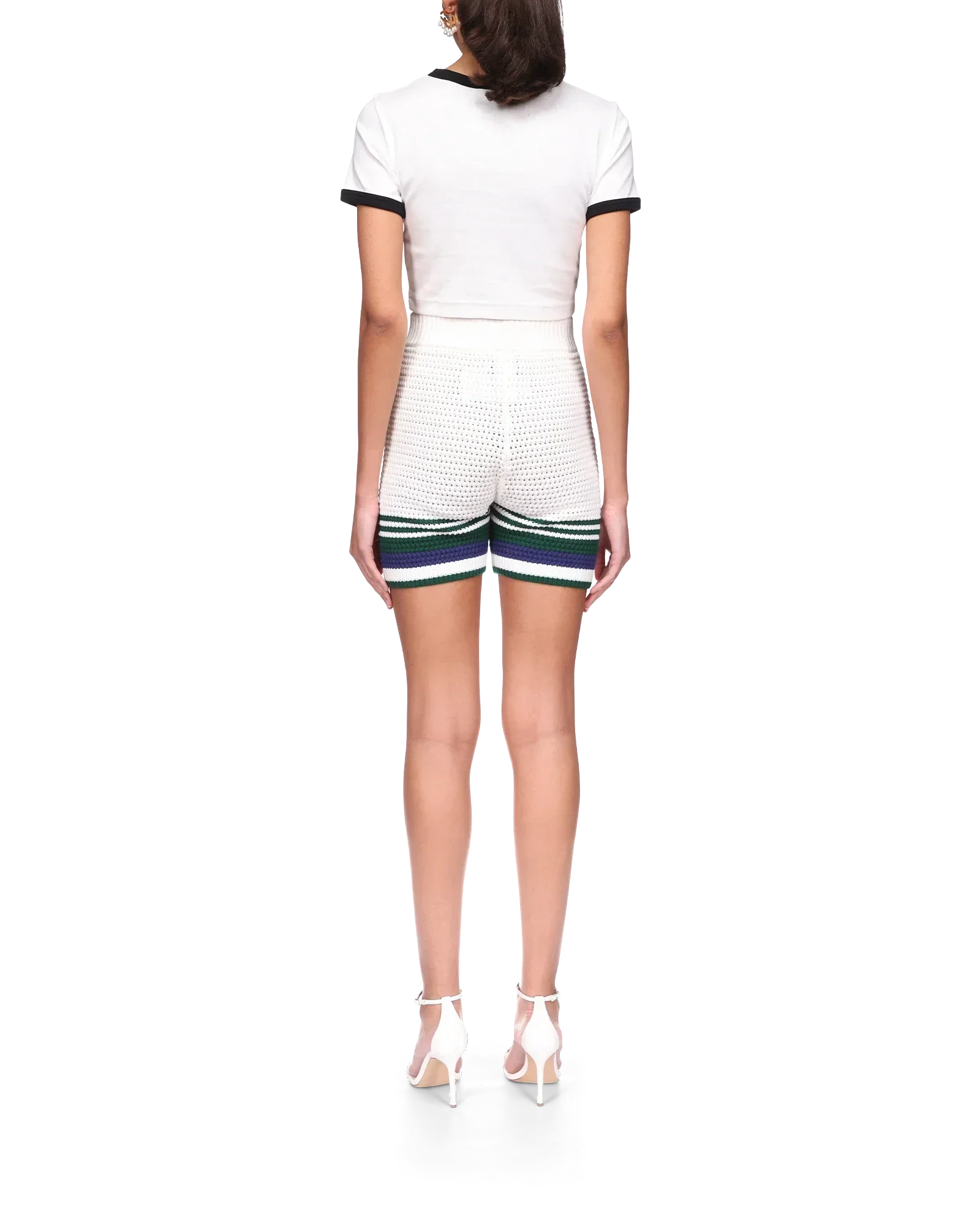 Tennis Crochet Shorts | Casablanca Paris | Image 4