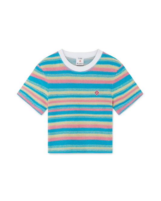Stripe Towelling Top | Casablanca Paris | Image 1