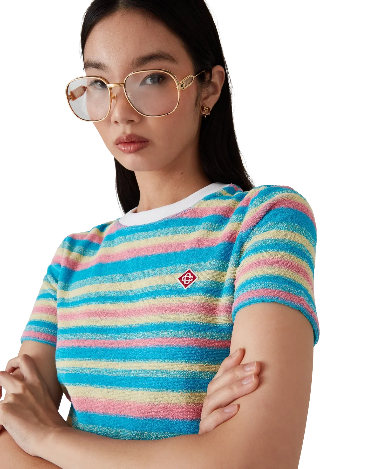 Stripe Towelling Top | Casablanca Paris | Image 5