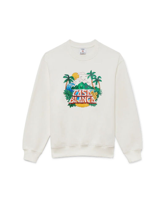 Casa Beach Wave Sweatshirt | Casablanca Paris | Image 1