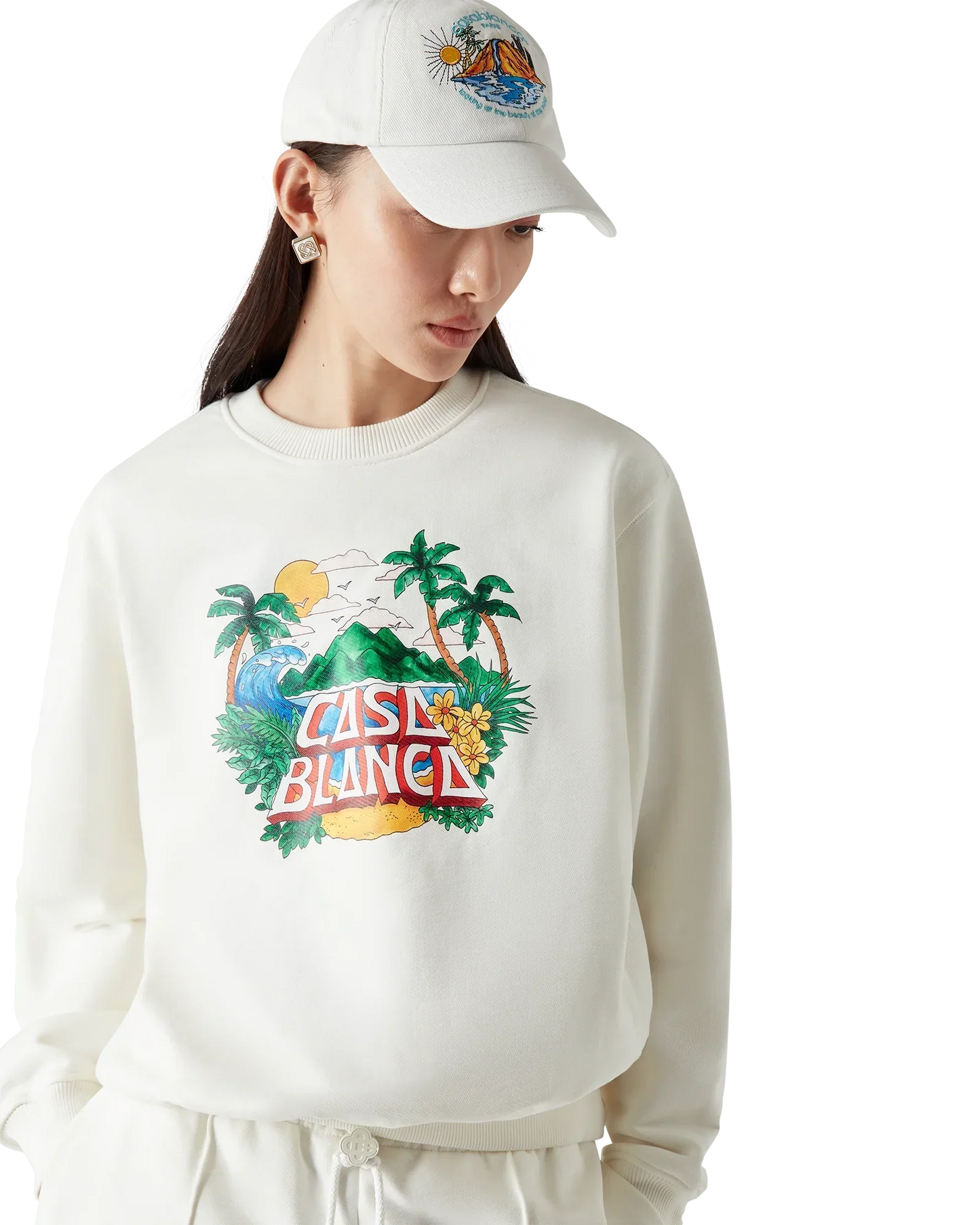 Casa Beach Wave Sweatshirt | Casablanca Paris | Image 4