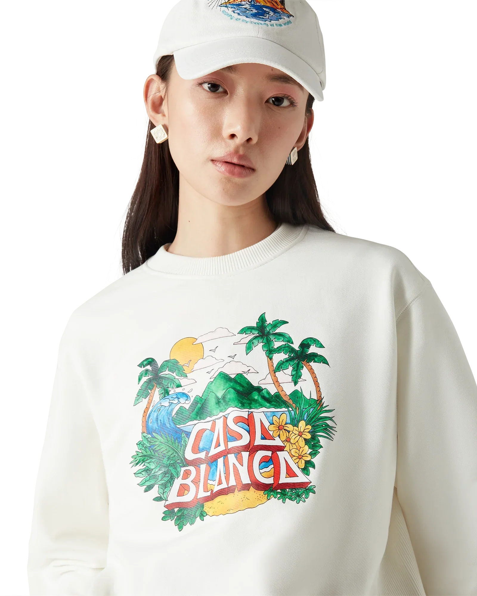 Casa Beach Wave Sweatshirt | Casablanca Paris | Image 5