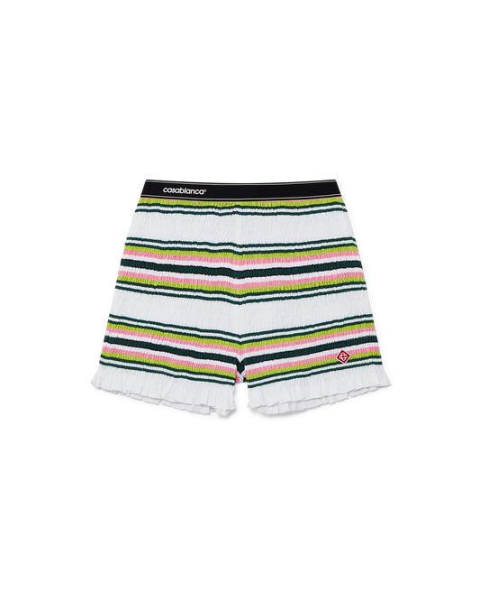 Stripe Shirred Shorts | Casablanca Paris | Image 1