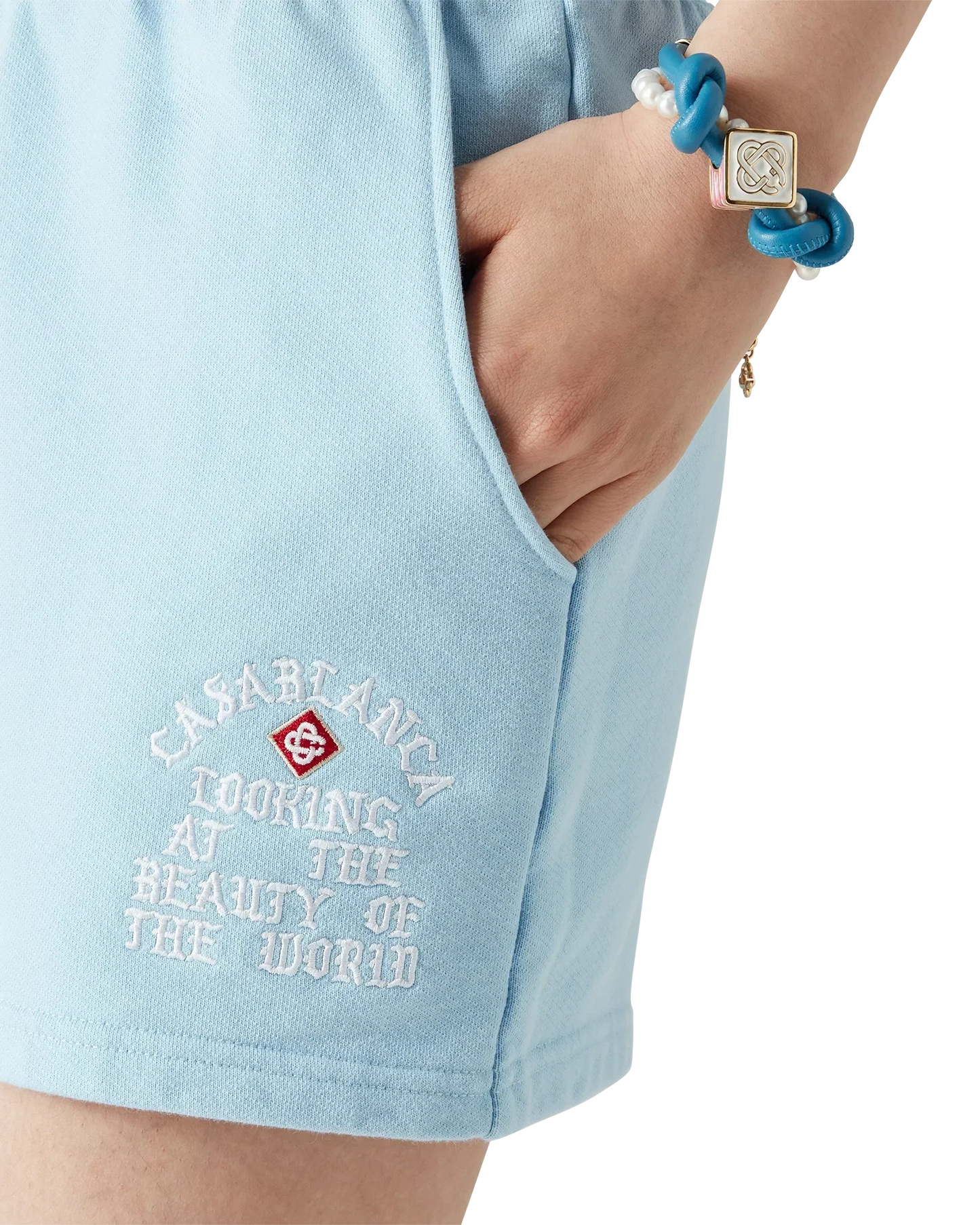 Beauty Of The World Sweatshorts | Casablanca Paris | Image 4