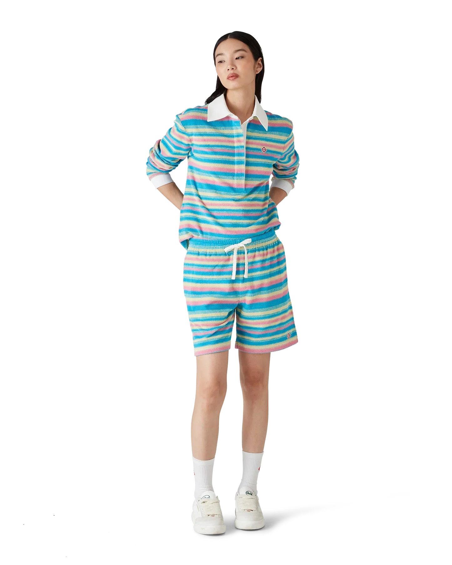 Stripe Towelling Shorts | Casablanca Paris | Image 2