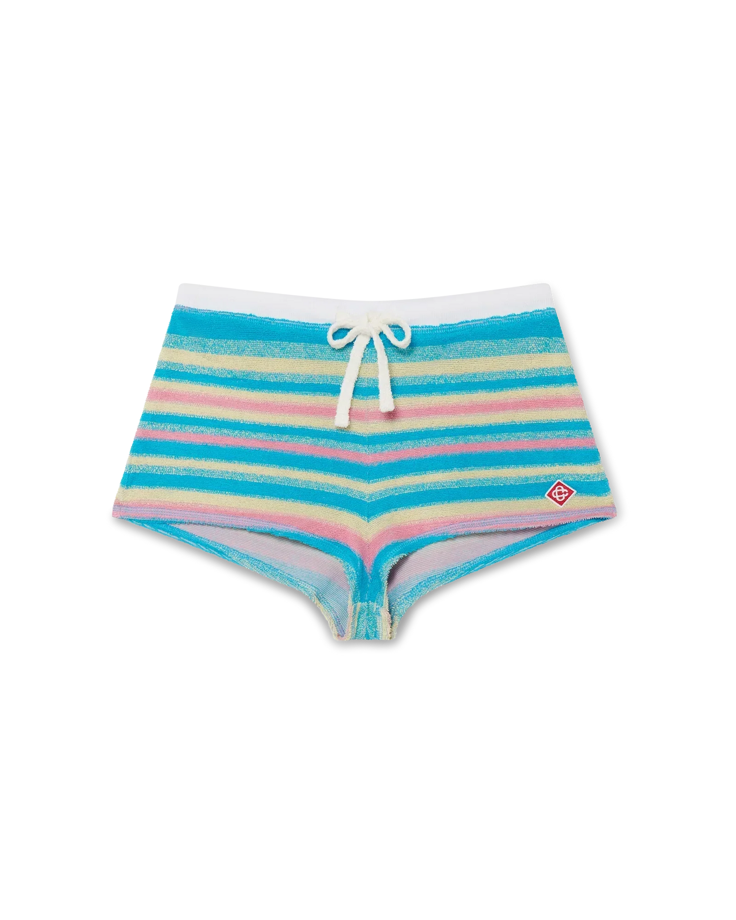 Stripe Towelling Mini Shorts | Casablanca Paris | Image 1