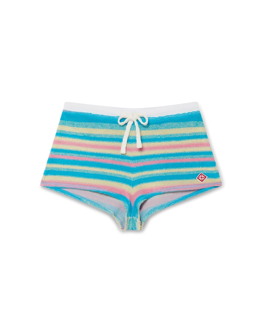 Stripe Towelling Mini Shorts | Casablanca Paris | Image 1