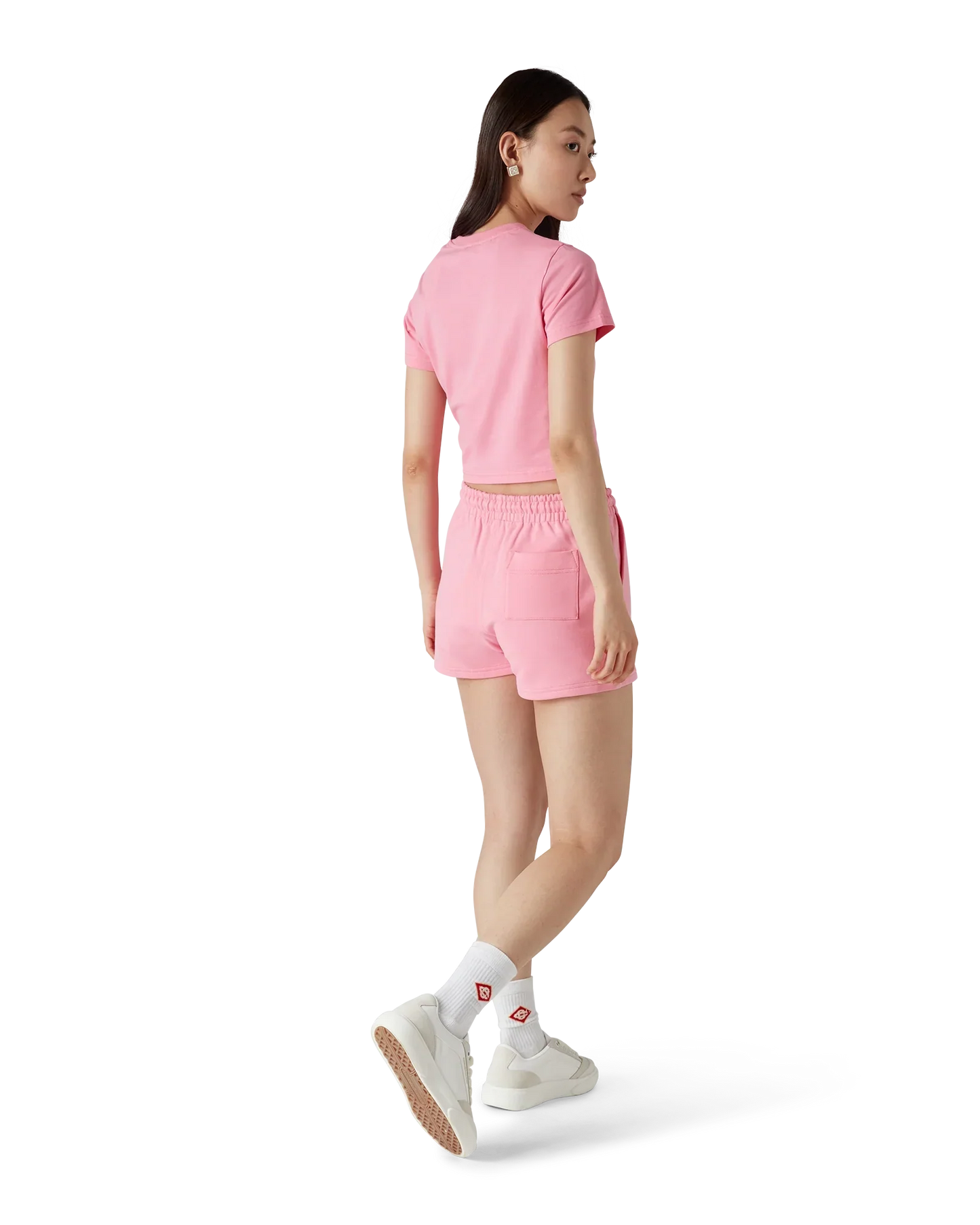Casa Surf Cropped Short Sleeve T-Shirt | Casablanca Paris | Image 3