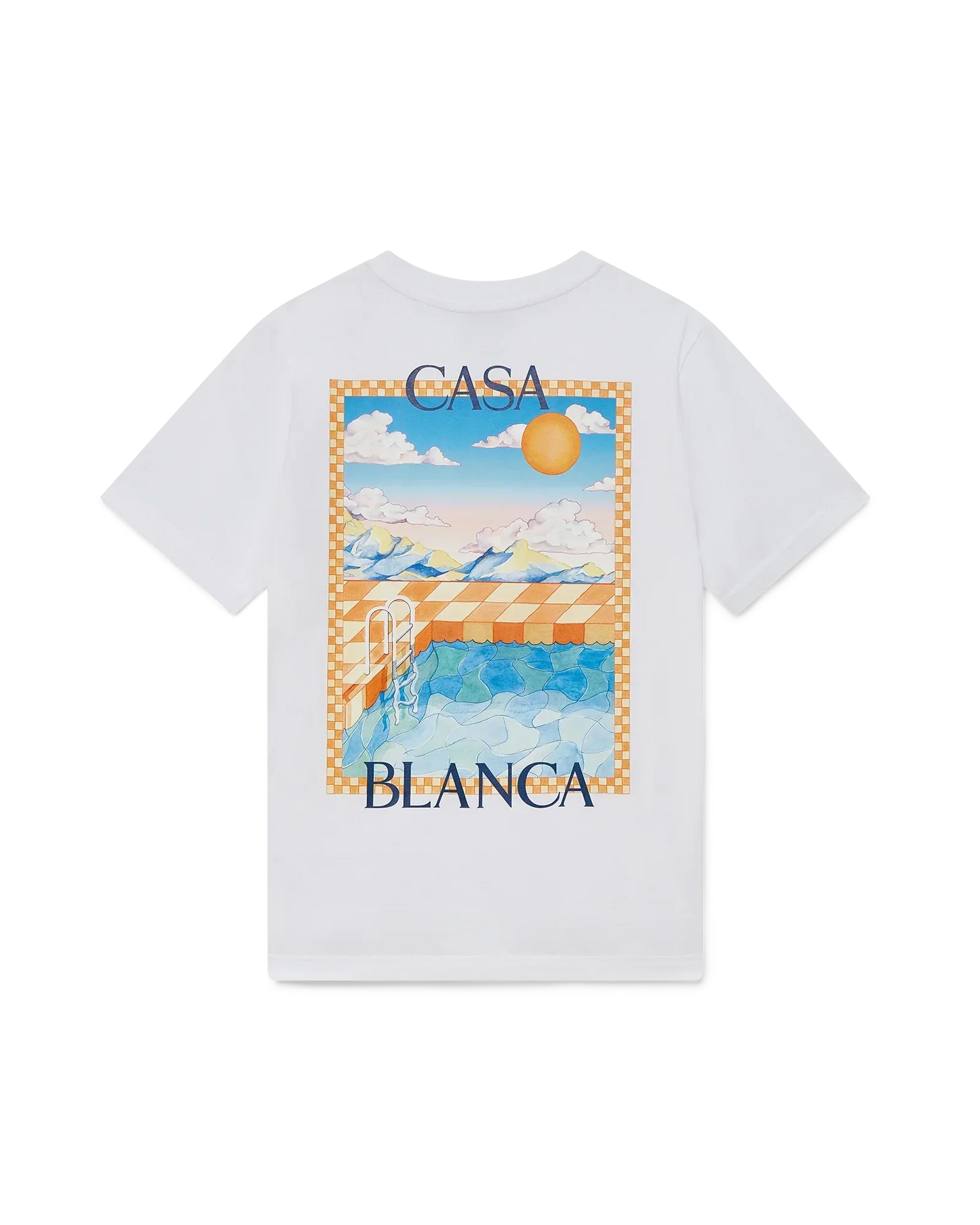 Surreal Pool Short Sleeve T-Shirt | Casablanca Paris | Image 1
