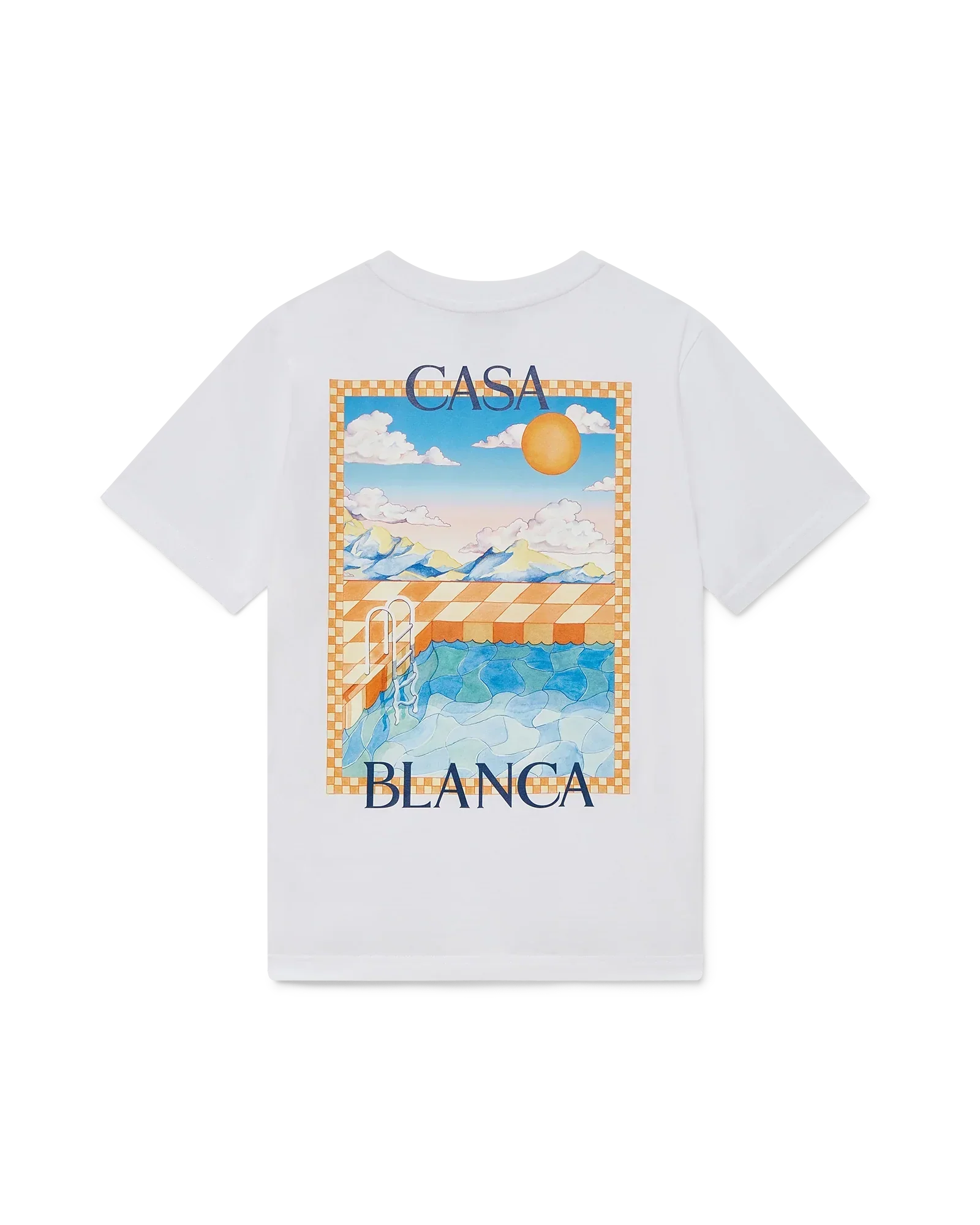 Surreal Pool Short Sleeve T-Shirt | Casablanca Paris | Image 1