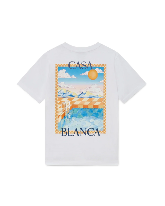 Surreal Pool Short Sleeve T-Shirt | Casablanca Paris | Image 1