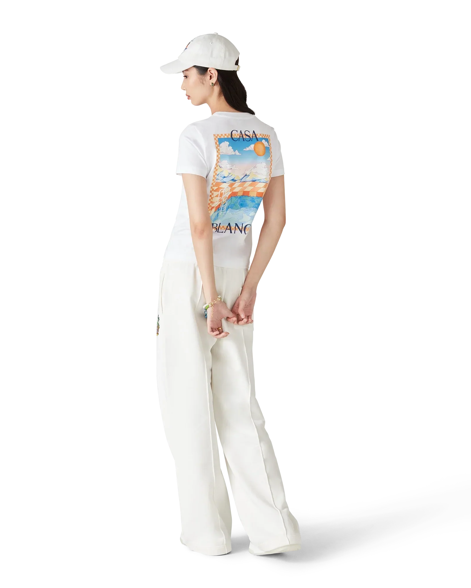 Surreal Pool Short Sleeve T-Shirt | Casablanca Paris | Image 3