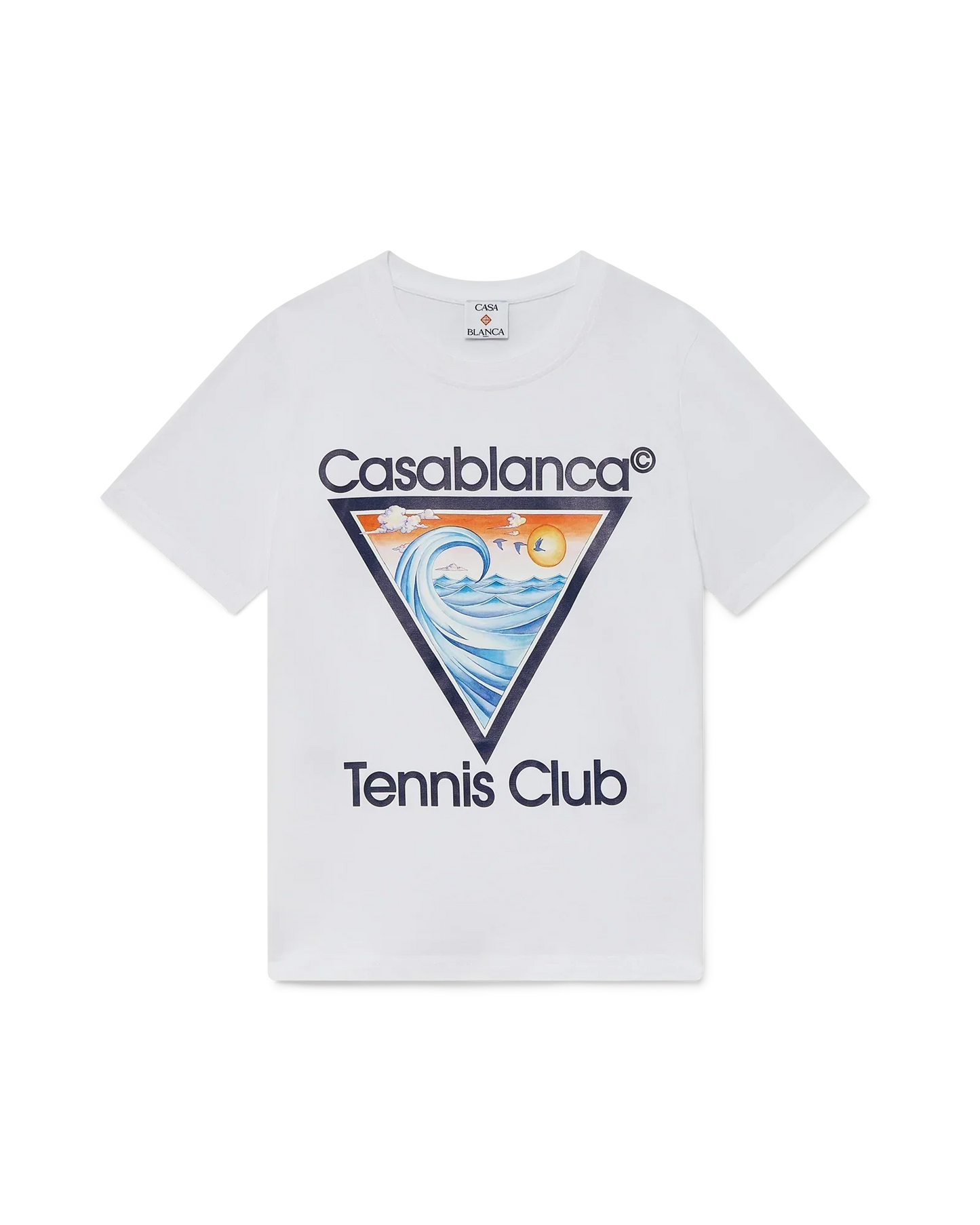 Tennis Club Icon Short Sleeve T-Shirt | Casablanca Paris | Image 1
