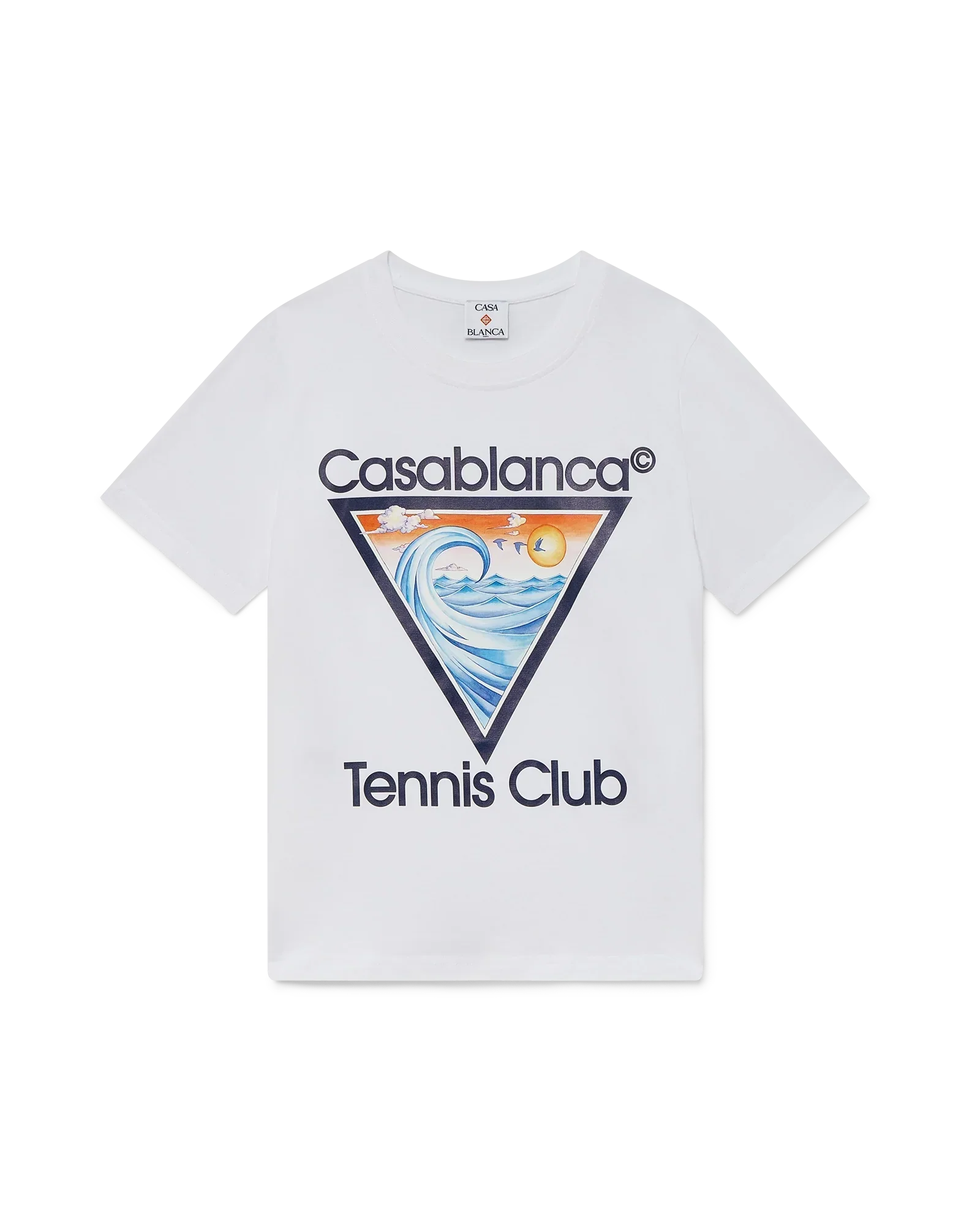 Tennis Club Icon Short Sleeve T-Shirt | Casablanca Paris | Image 1
