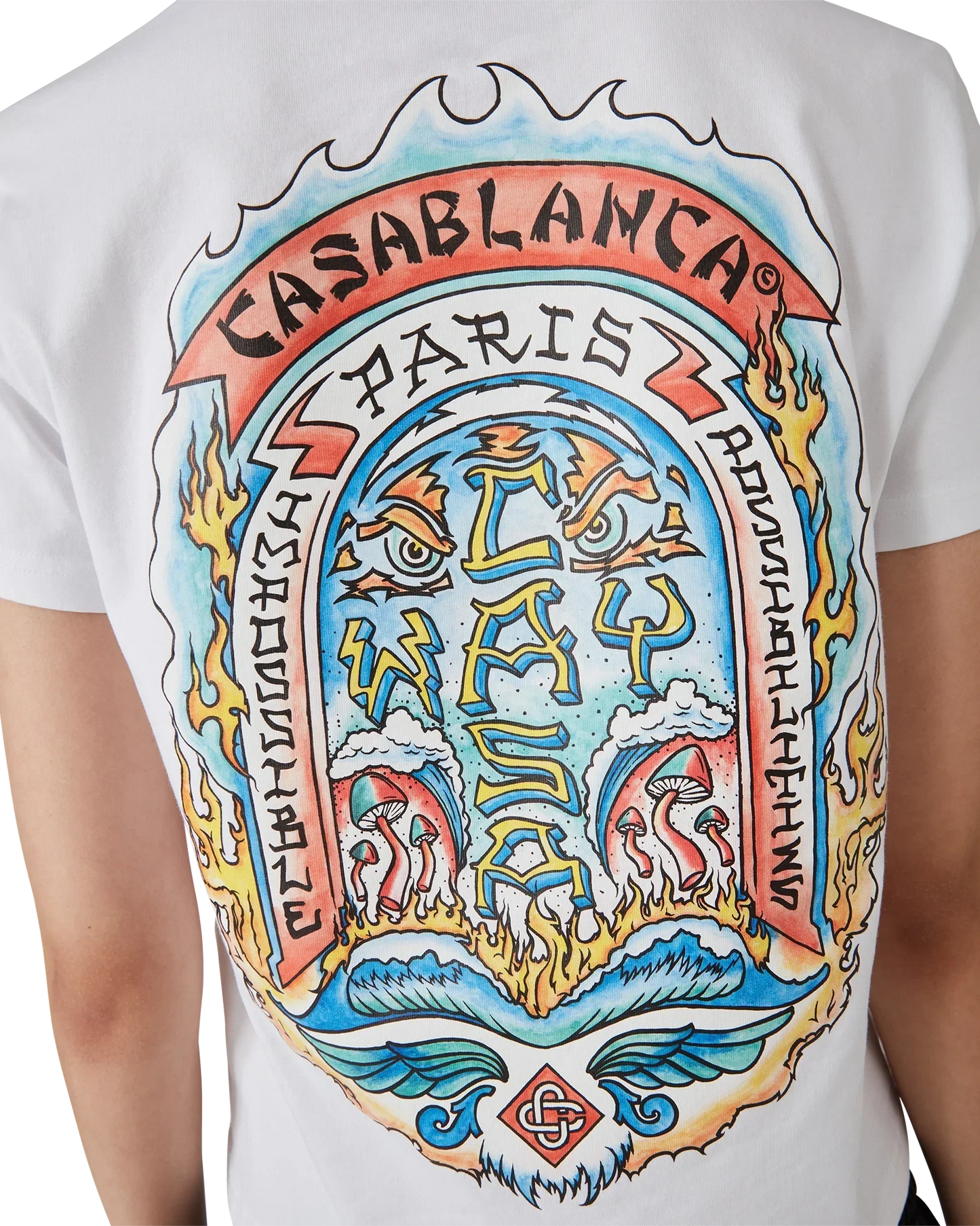 Casa Way Skate Short Sleeve T-Shirt | Casablanca Paris | Image 5