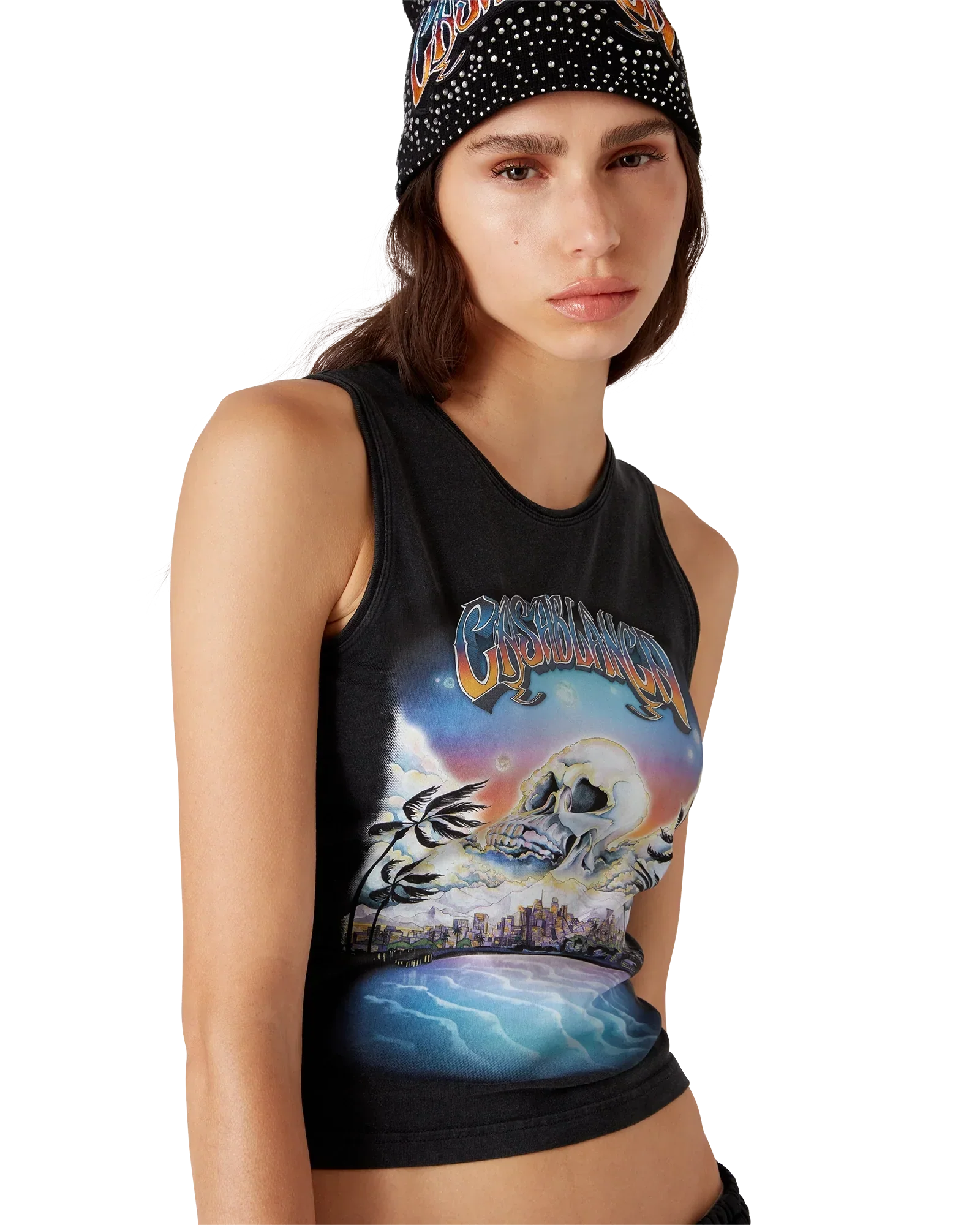 La Prémonition Cropped Tank Top | Casablanca Paris | Image 5