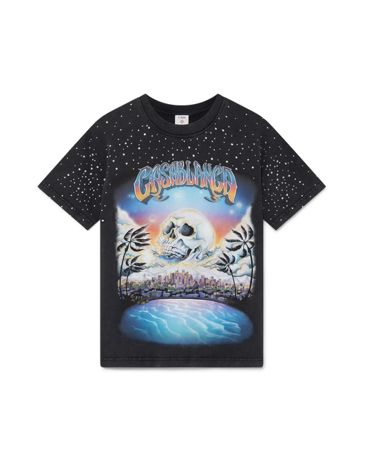 La Prémonition Crystal Embellished Short Sleeve T-Shirt | Casablanca Paris | Image 1
