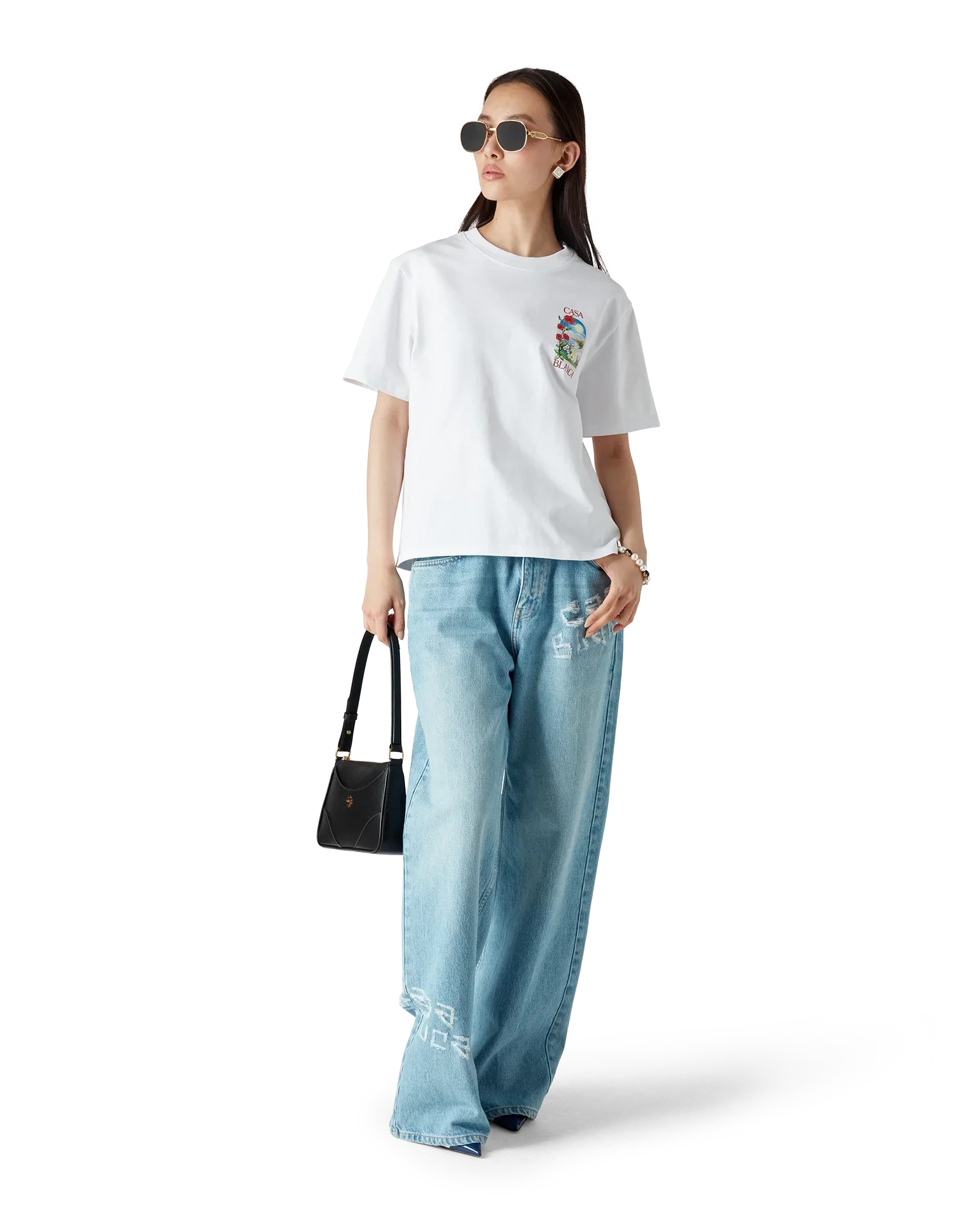 LA Days Short Sleeve T-Shirt | Casablanca Paris | Image 2