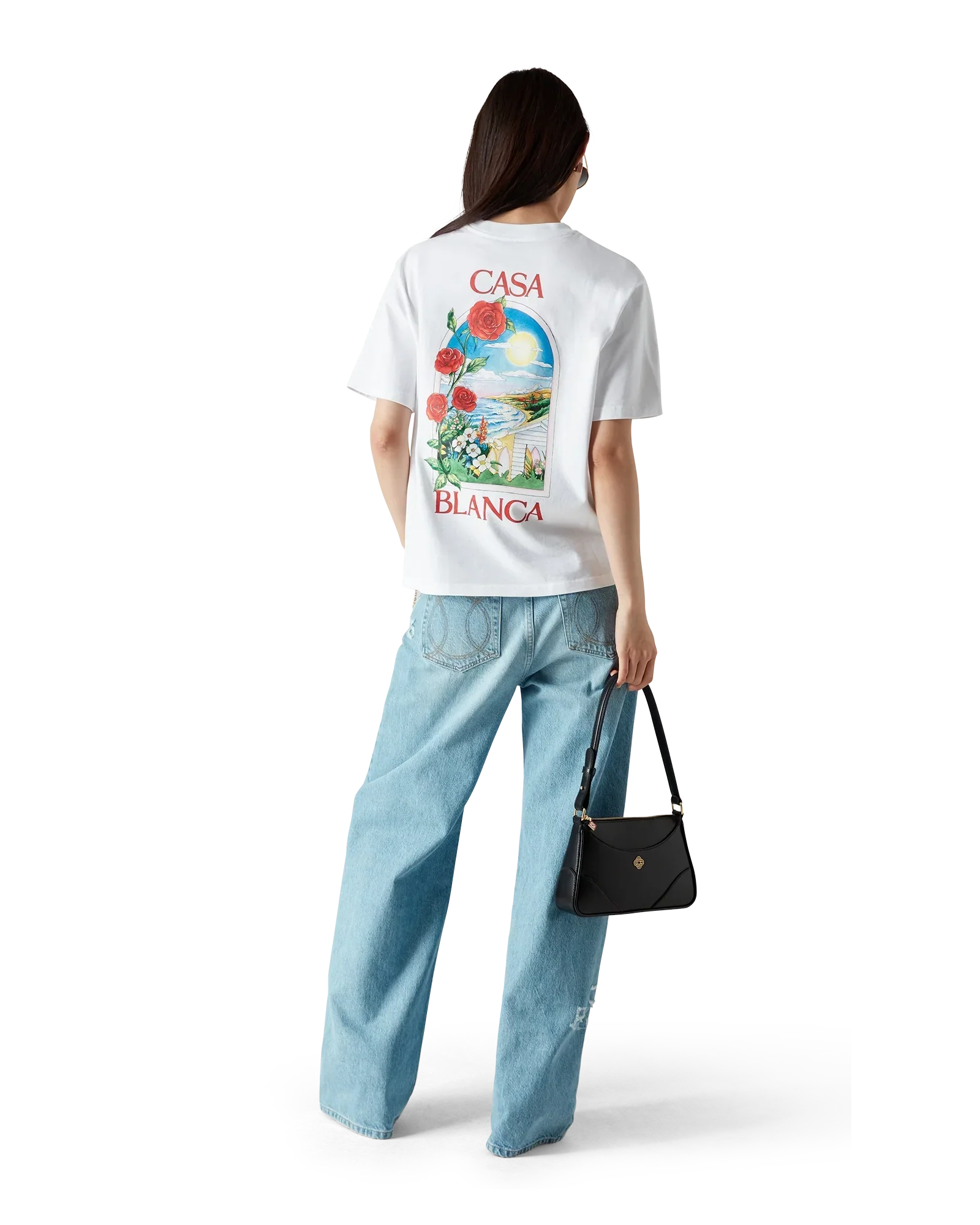 LA Days Short Sleeve T-Shirt | Casablanca Paris | Image 3