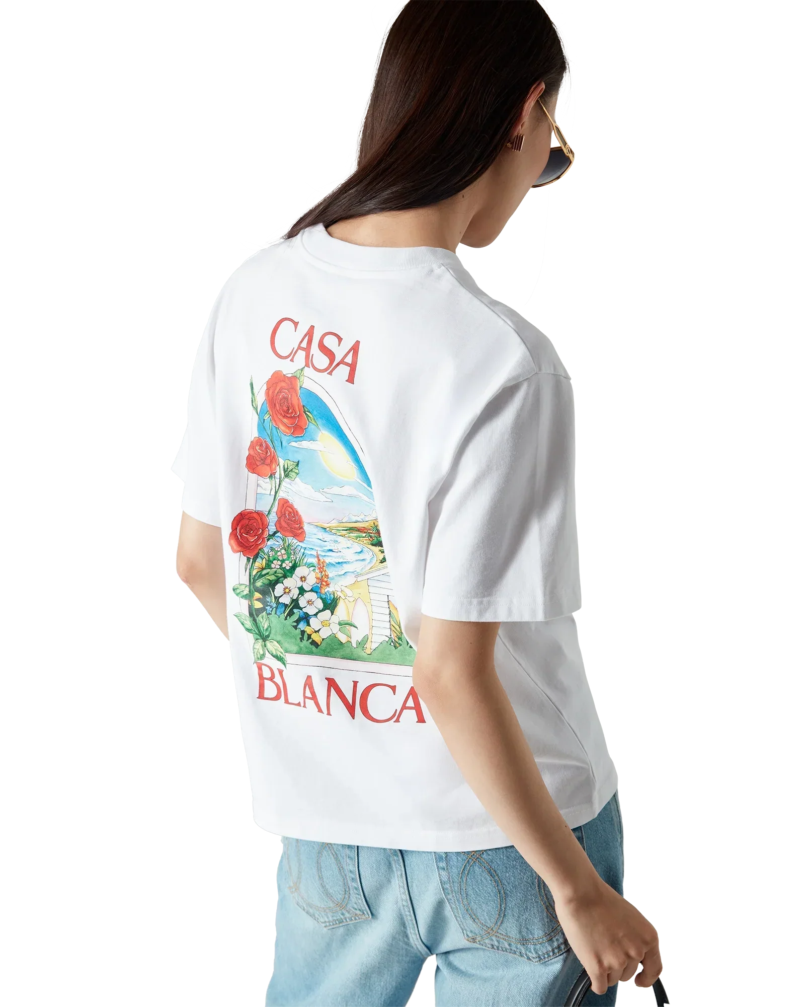 LA Days Short Sleeve T-Shirt | Casablanca Paris | Image 4