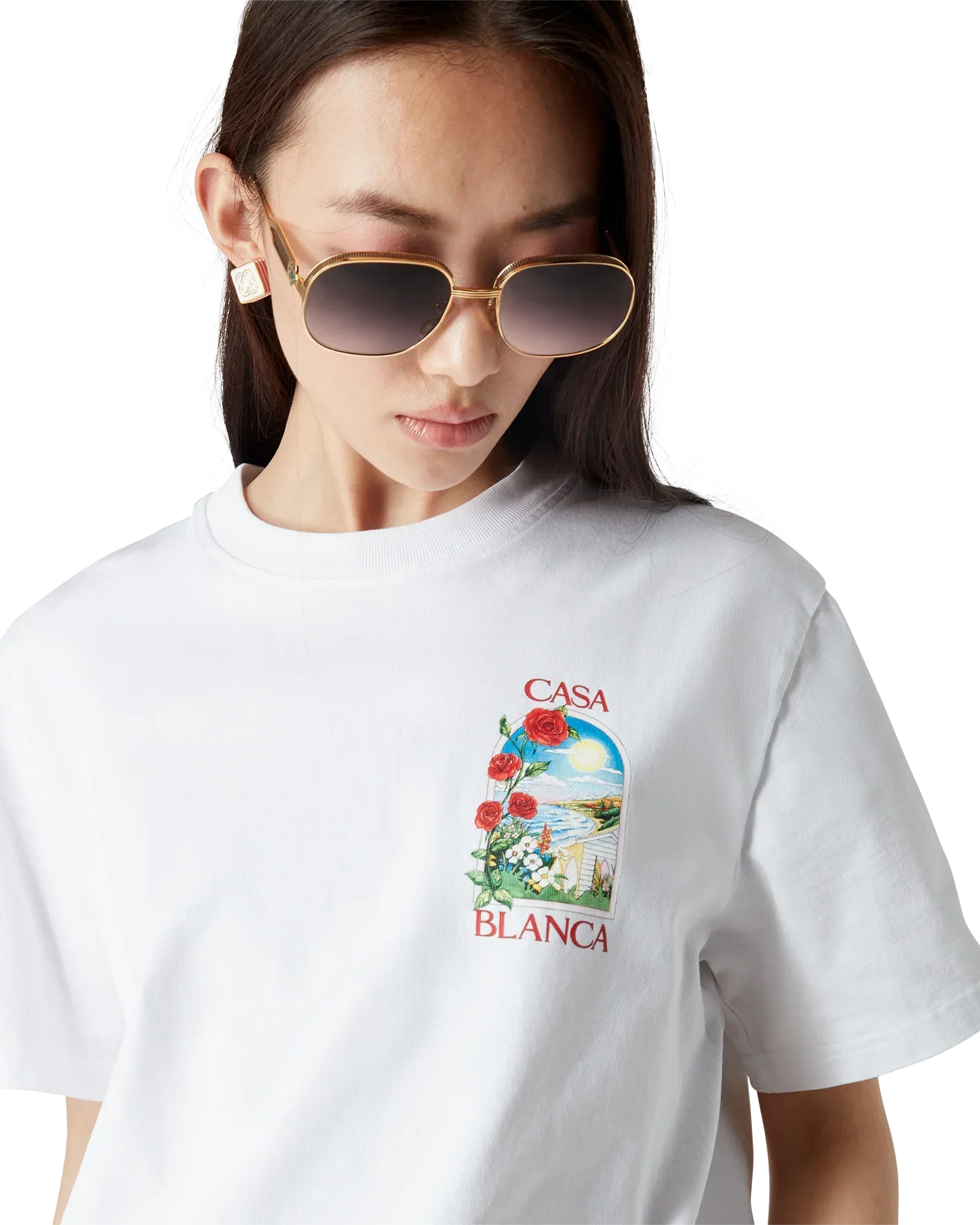 LA Days Short Sleeve T-Shirt | Casablanca Paris | Image 5