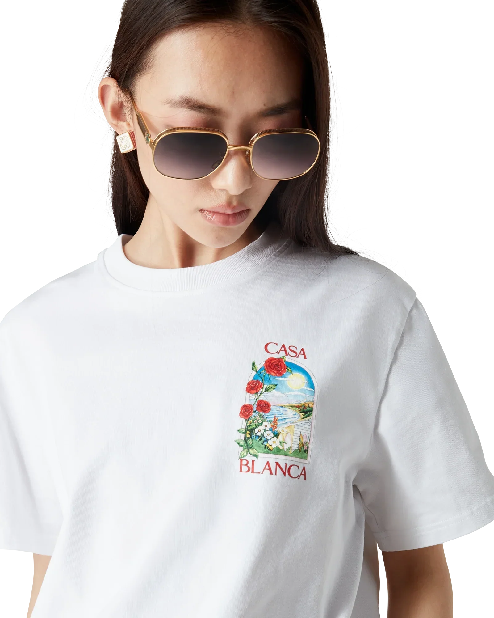 LA Days Short Sleeve T-Shirt | Casablanca Paris | Image 5