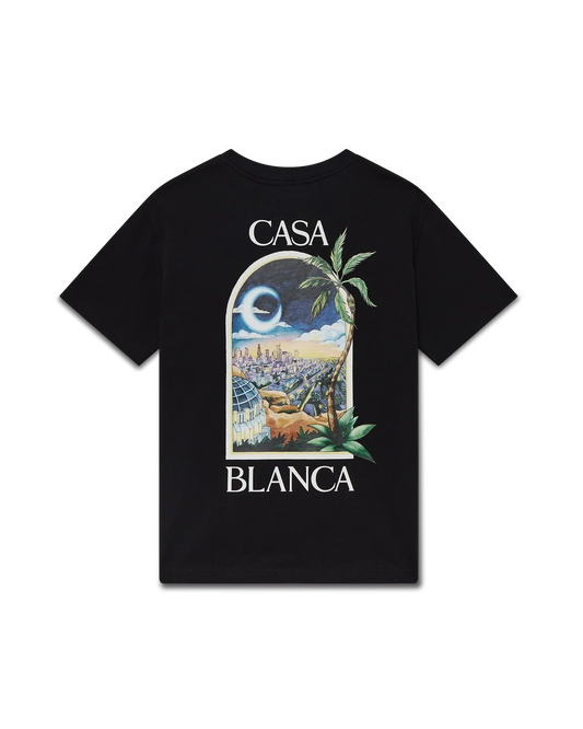 LA Nights Short Sleeve T-Shirt | Casablanca Paris | Image 1