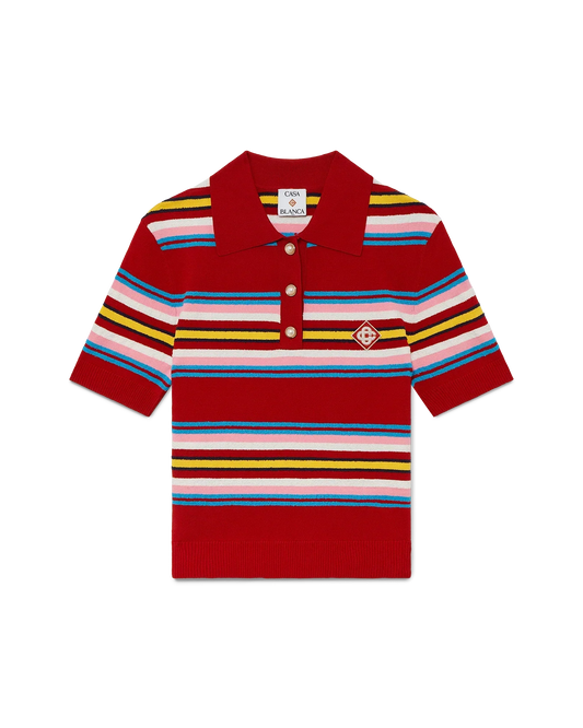 Stripe Polo Shirt | Casablanca Paris | Image 1