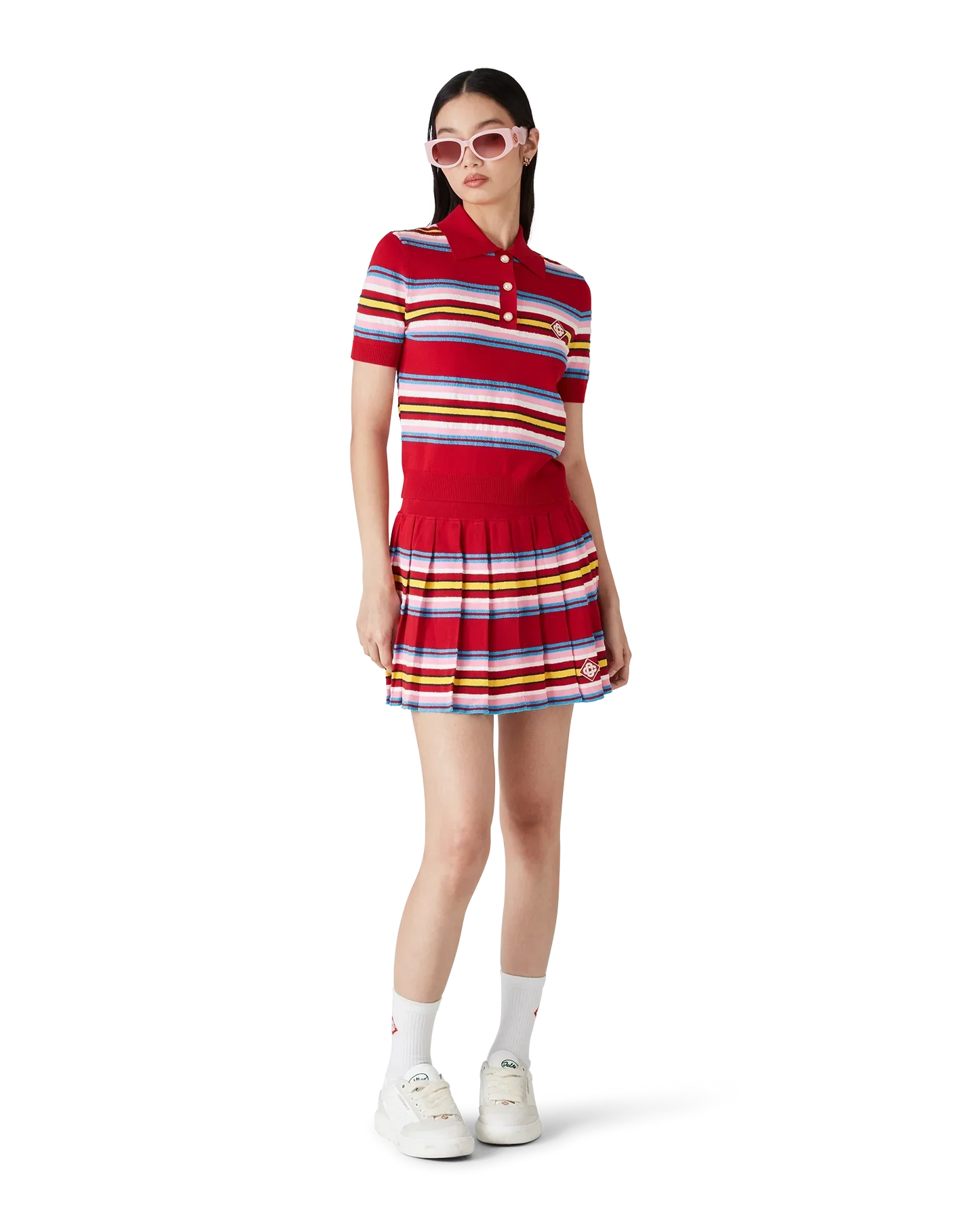 Stripe Polo Shirt | Casablanca Paris | Image 2