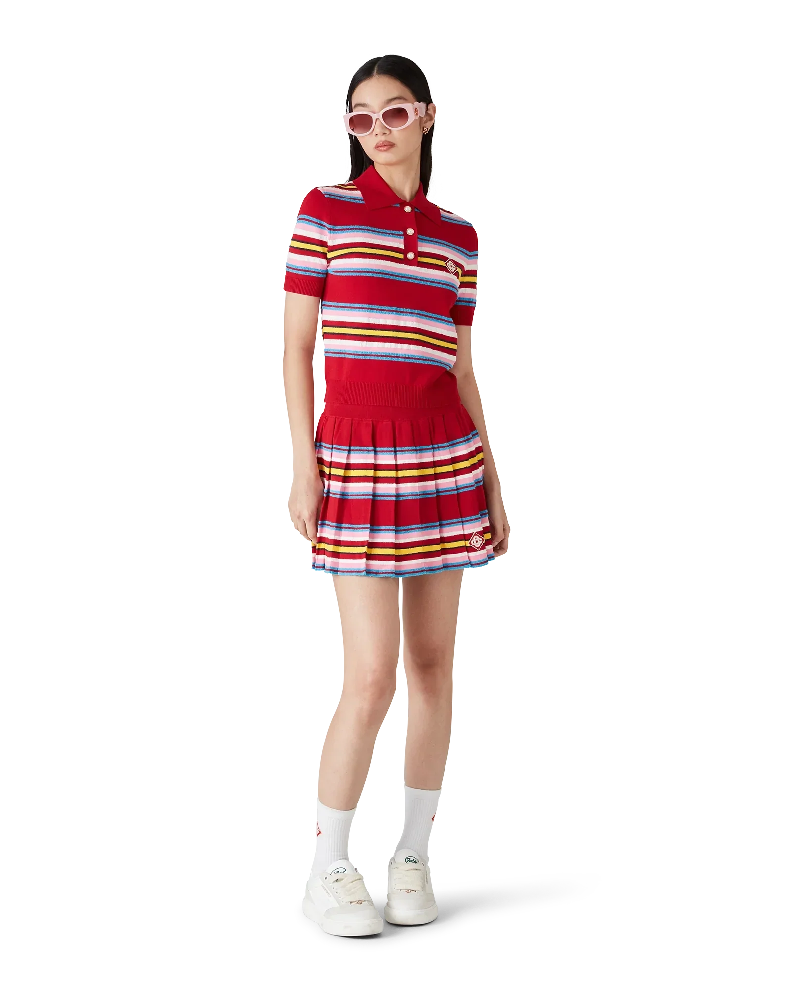 Stripe Polo Shirt | Casablanca Paris | Image 2