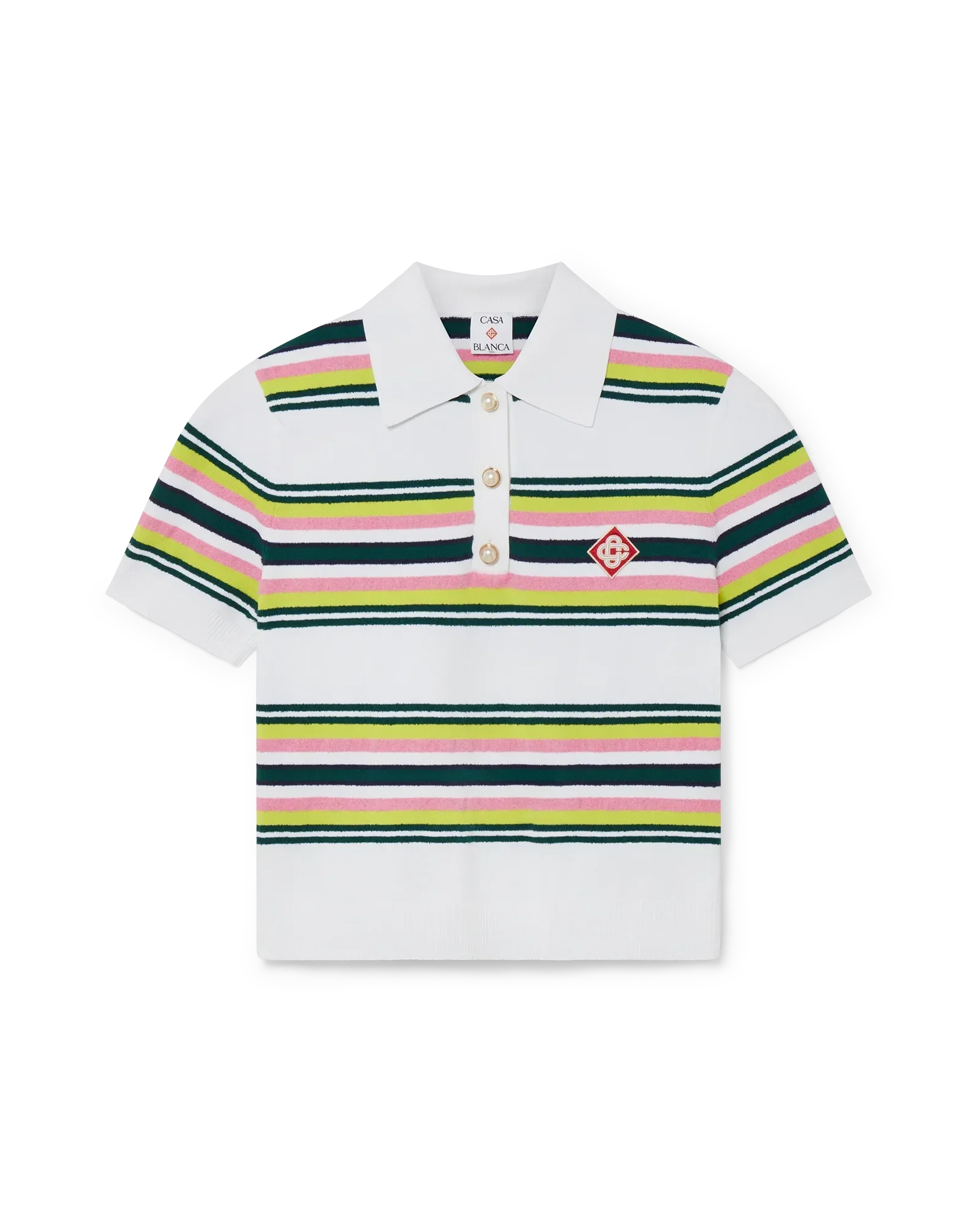 Stripe Polo Shirt | Casablanca Paris | Image 1