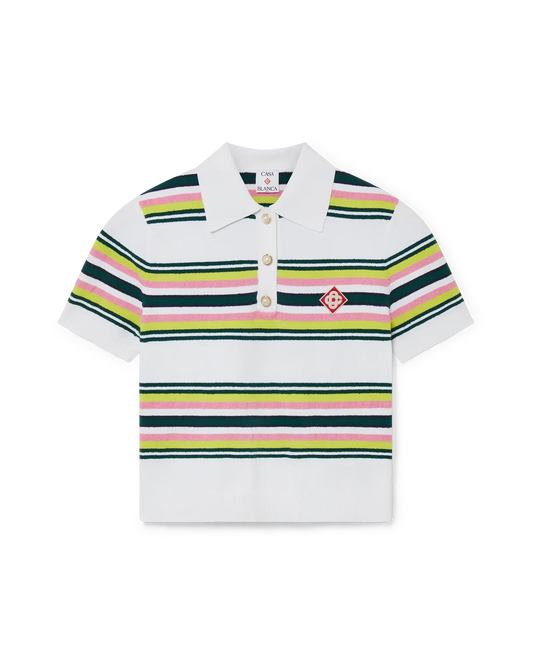 Stripe Polo Shirt | Casablanca Paris | Image 1