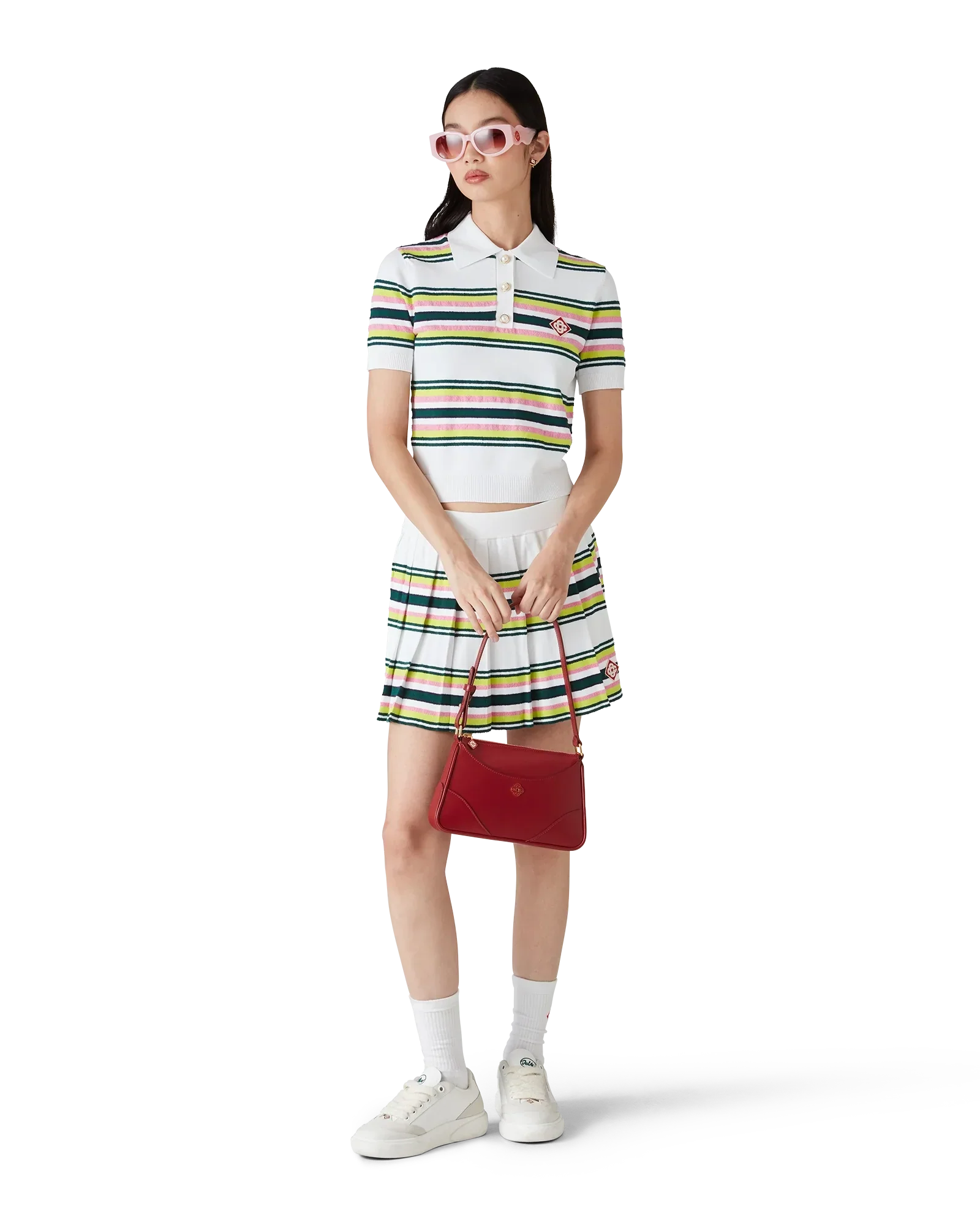 Stripe Polo Shirt | Casablanca Paris | Image 2